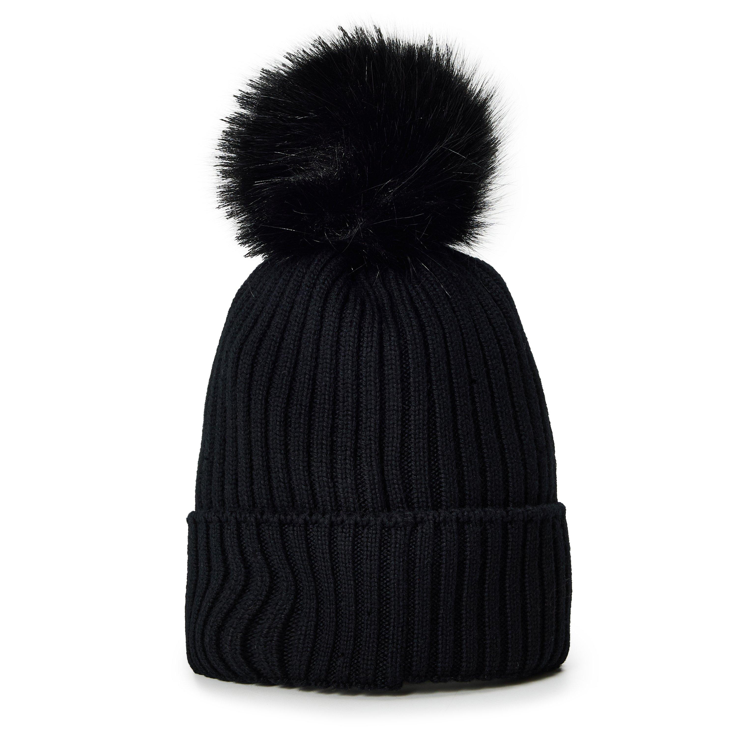 Black 999 - Moncler - Moncler Bobble Hat Jn00 - 2