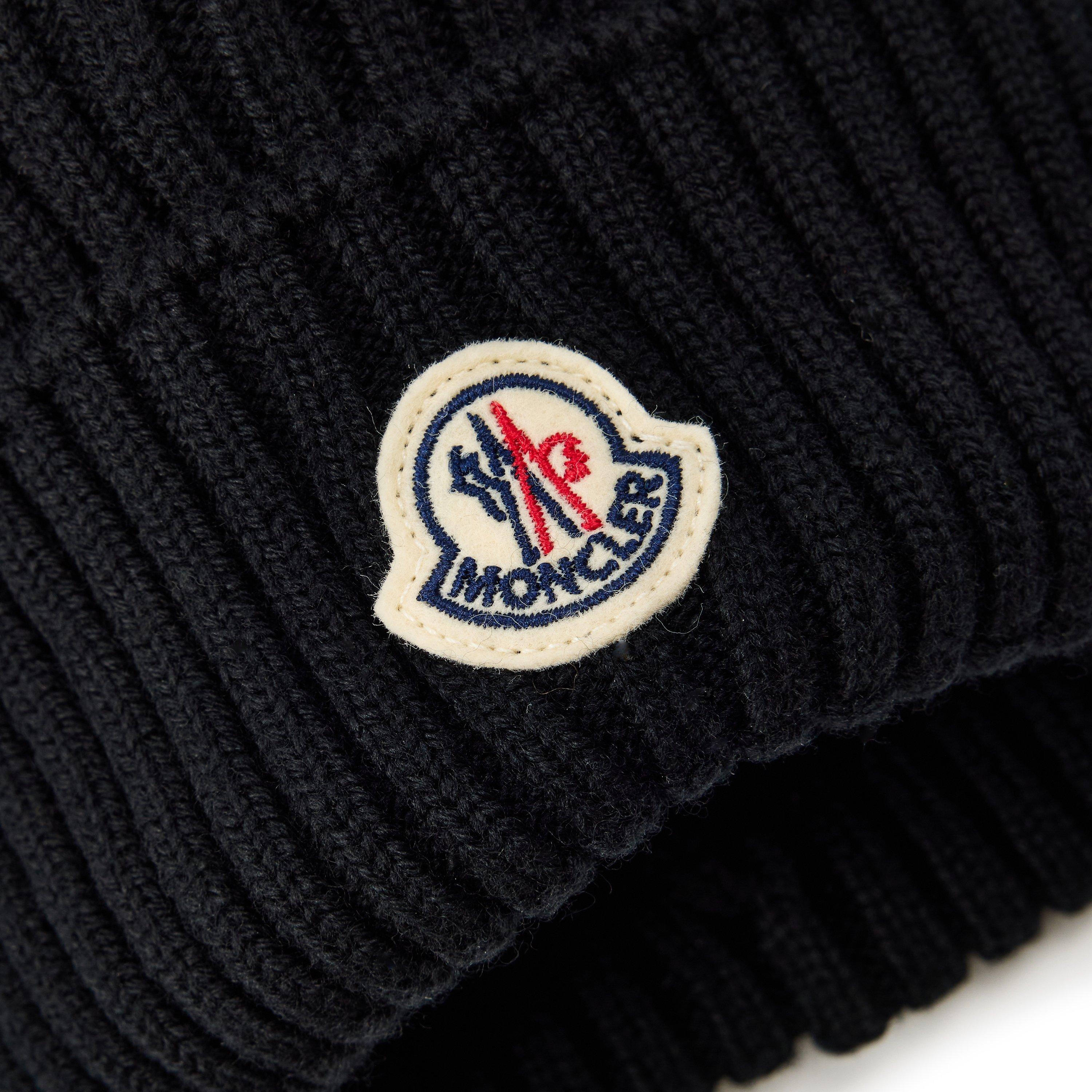 Black 999 - Moncler - Moncler Bobble Hat Jn00 - 3