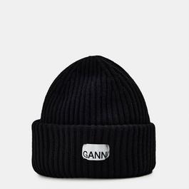 Ganni Ganni Rib Beanie Ld99