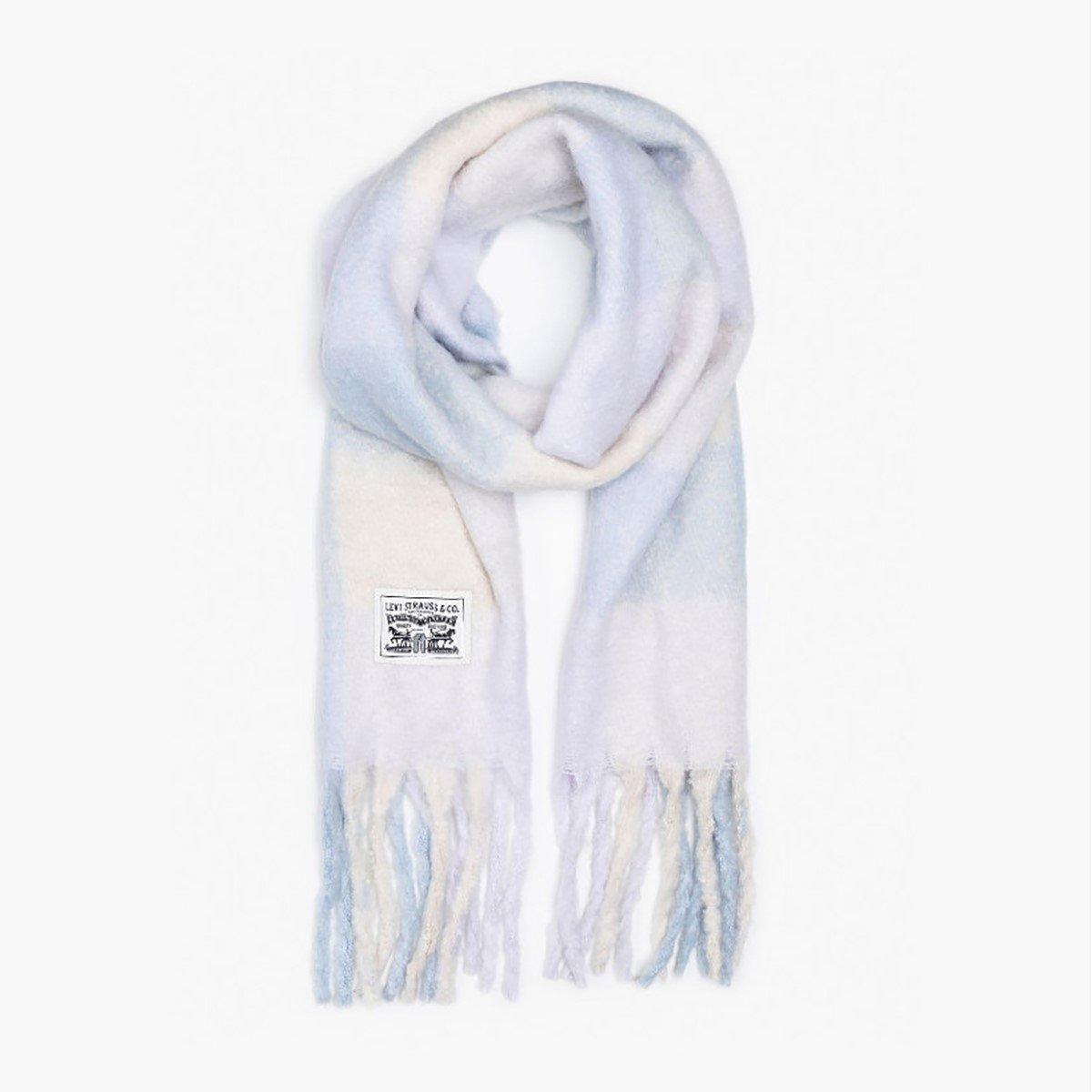 Purple Multi - Levis - Women's Pop Knitted Scarf - 1