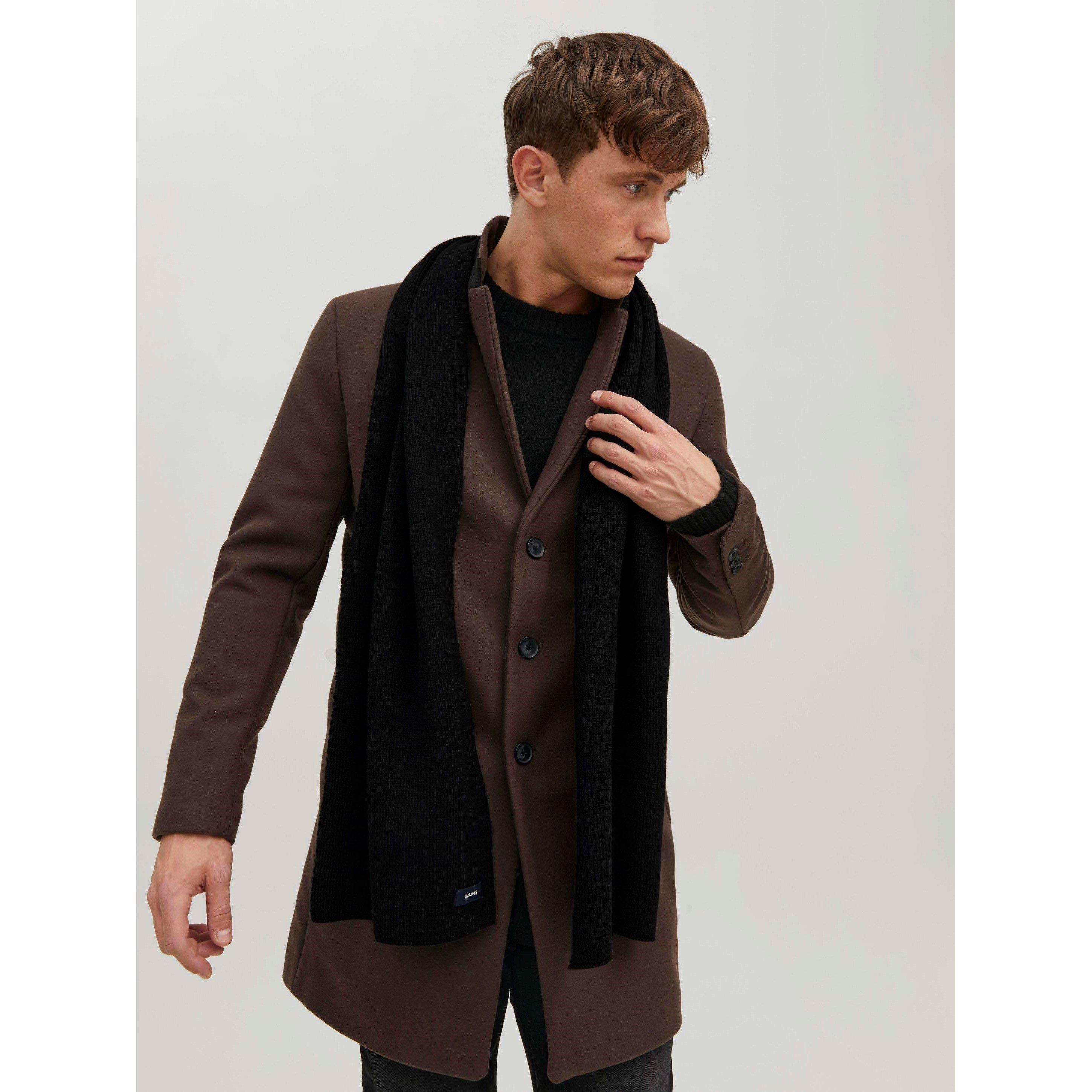 Black - Jack and Jones - DNA Cotton Scarf Mens - 5