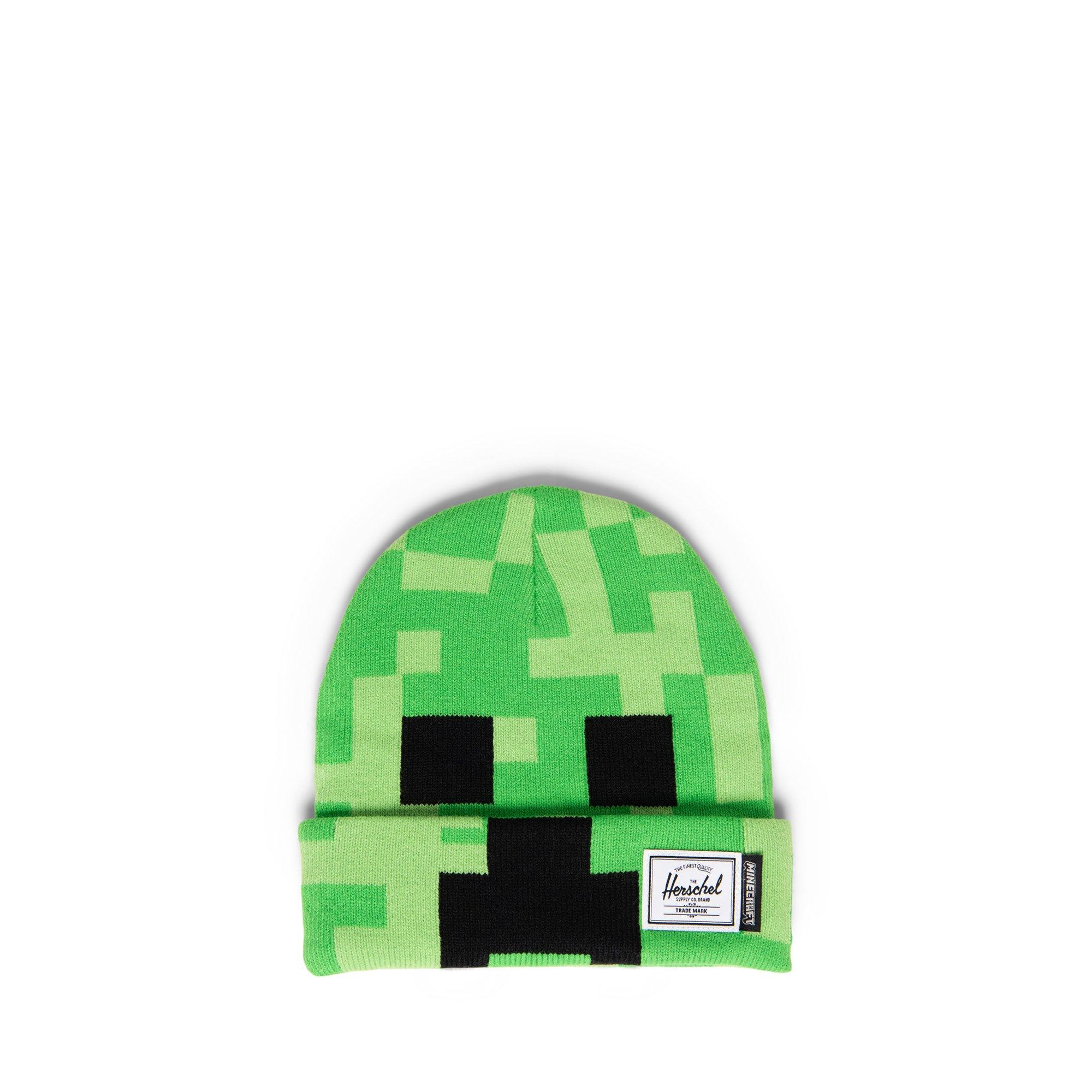 Creeper Green - Herschel Supply Co - Kids Minecraft Elmer Beanie - 1
