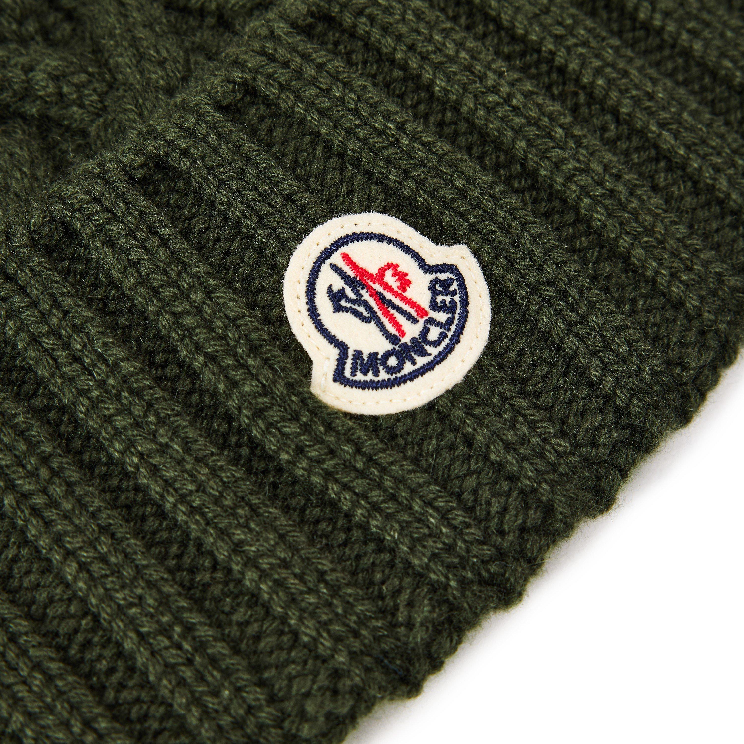 Dark Green 877 - Moncler - Moncler Bobble Hat Ld64 - 3