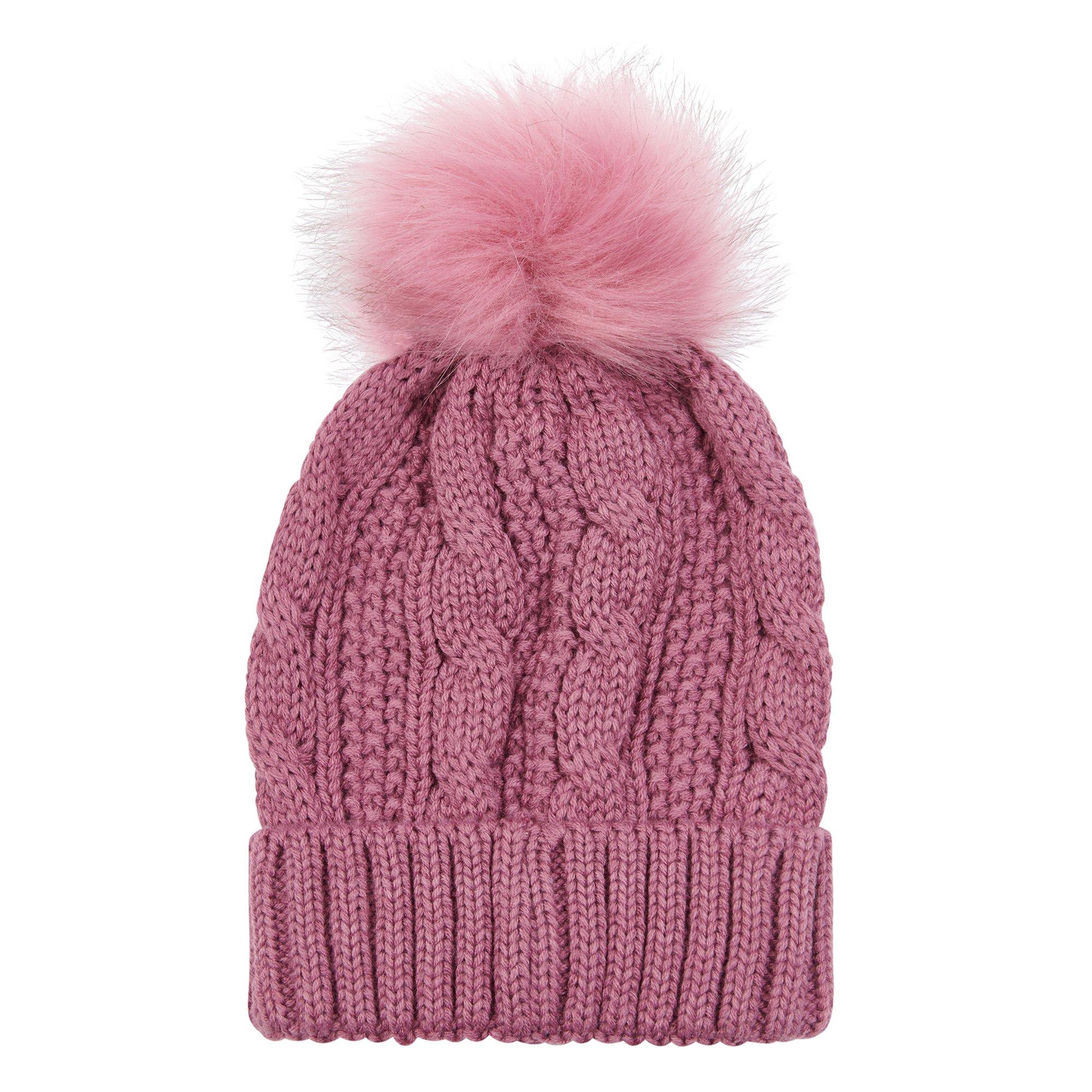 Mellow Mauve - Lyle and Scott - Kids' Pom Beanie - 2