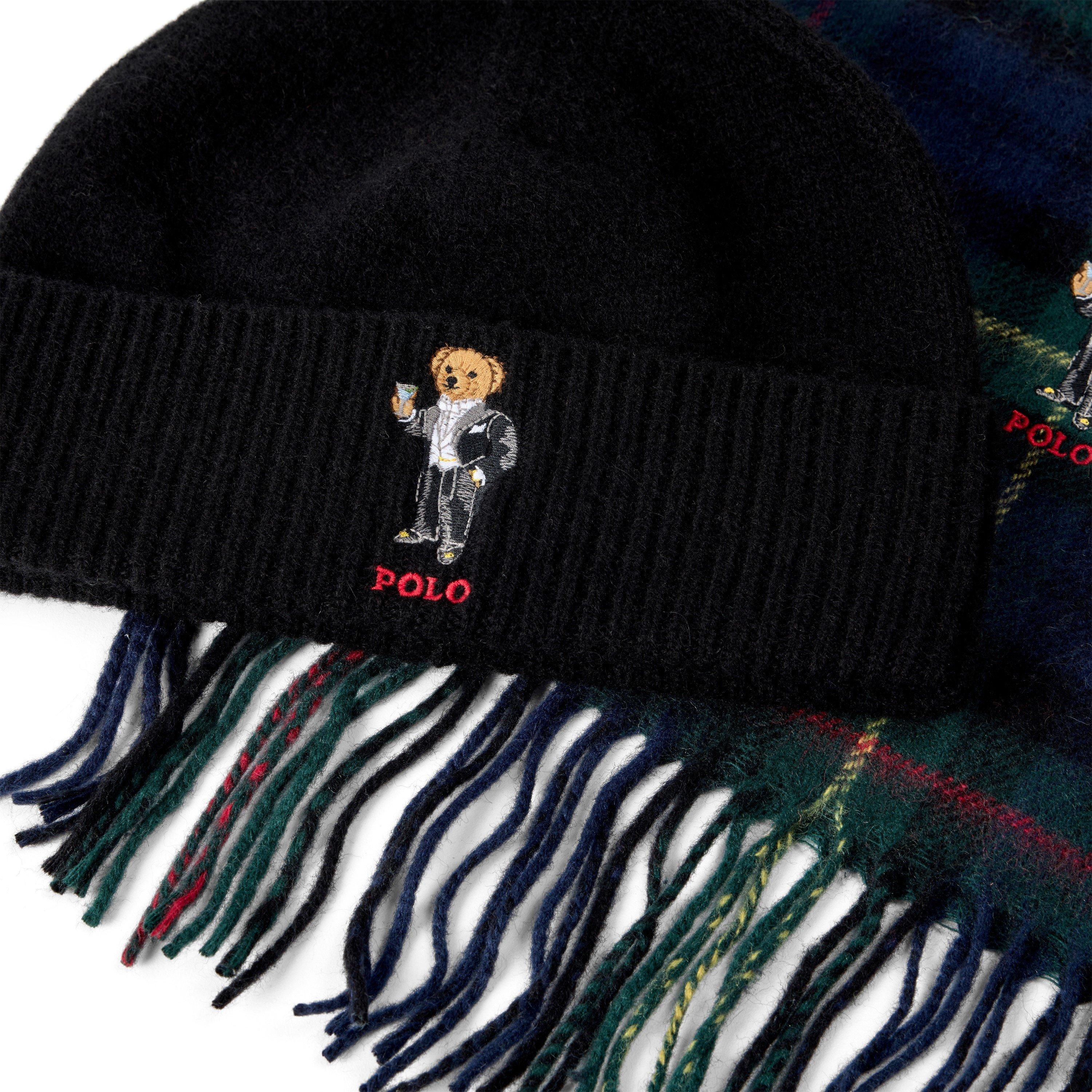 Multi - Polo Ralph Lauren - Polo Bear Wool Beanie and Scarf Gift Set - 3