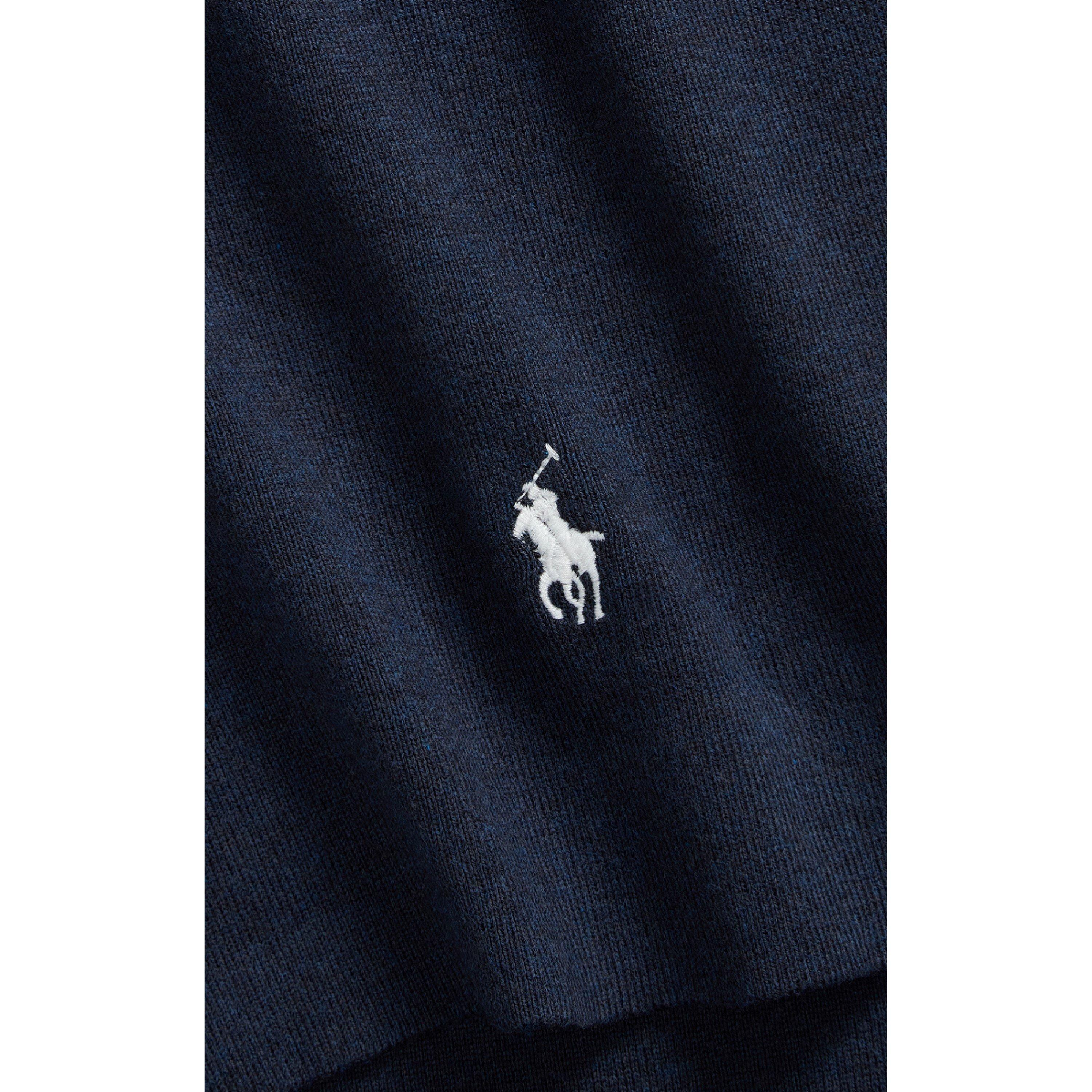 Navy Heather - Polo Ralph Lauren - Rib-Knit Cotton Beanie & Scarf Gift Set - 3