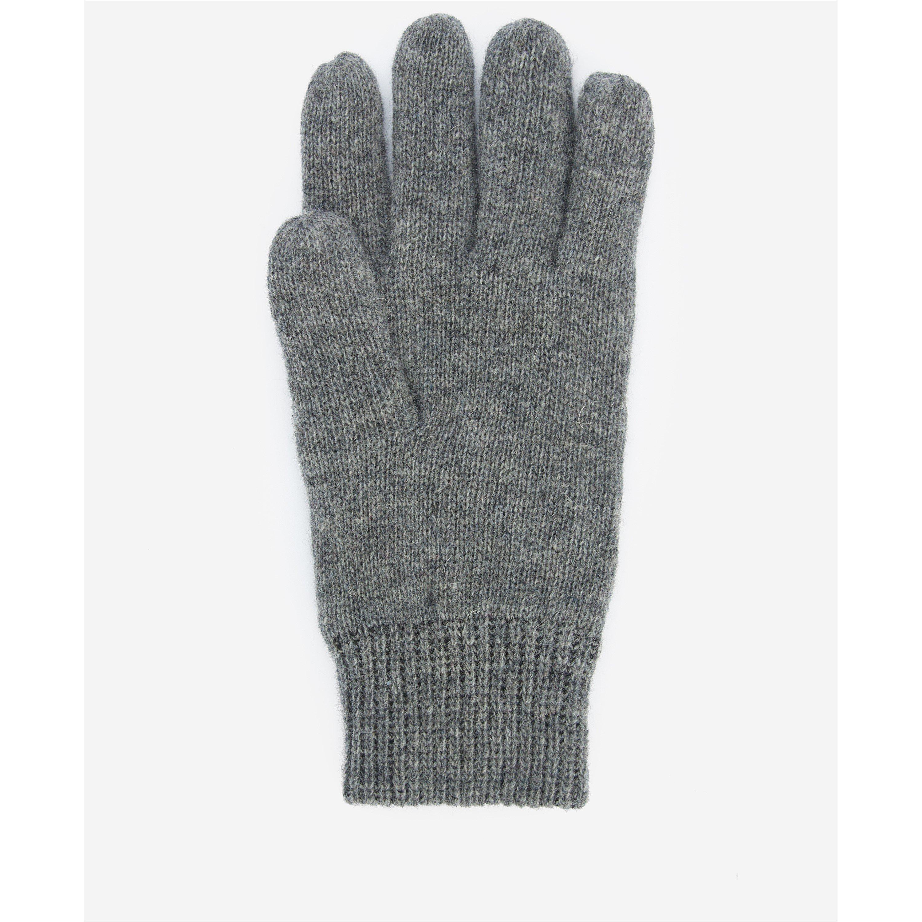 Grey GY31 - Barbour - Carlton Wool Mix Knitted Gloves - 2
