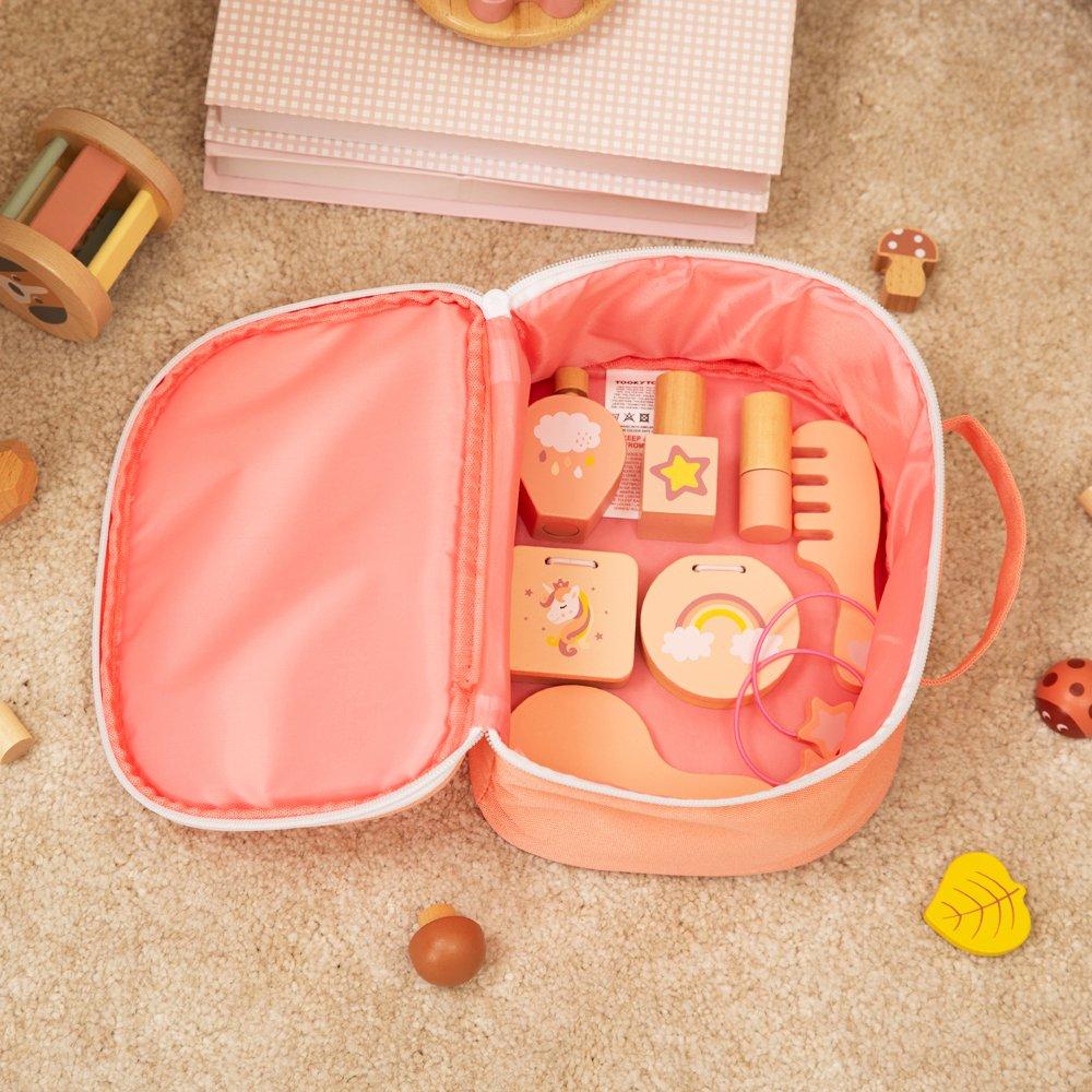 Mehrfarbig - Tooky Toy - Wooden Unicorn Beauty Set - 3