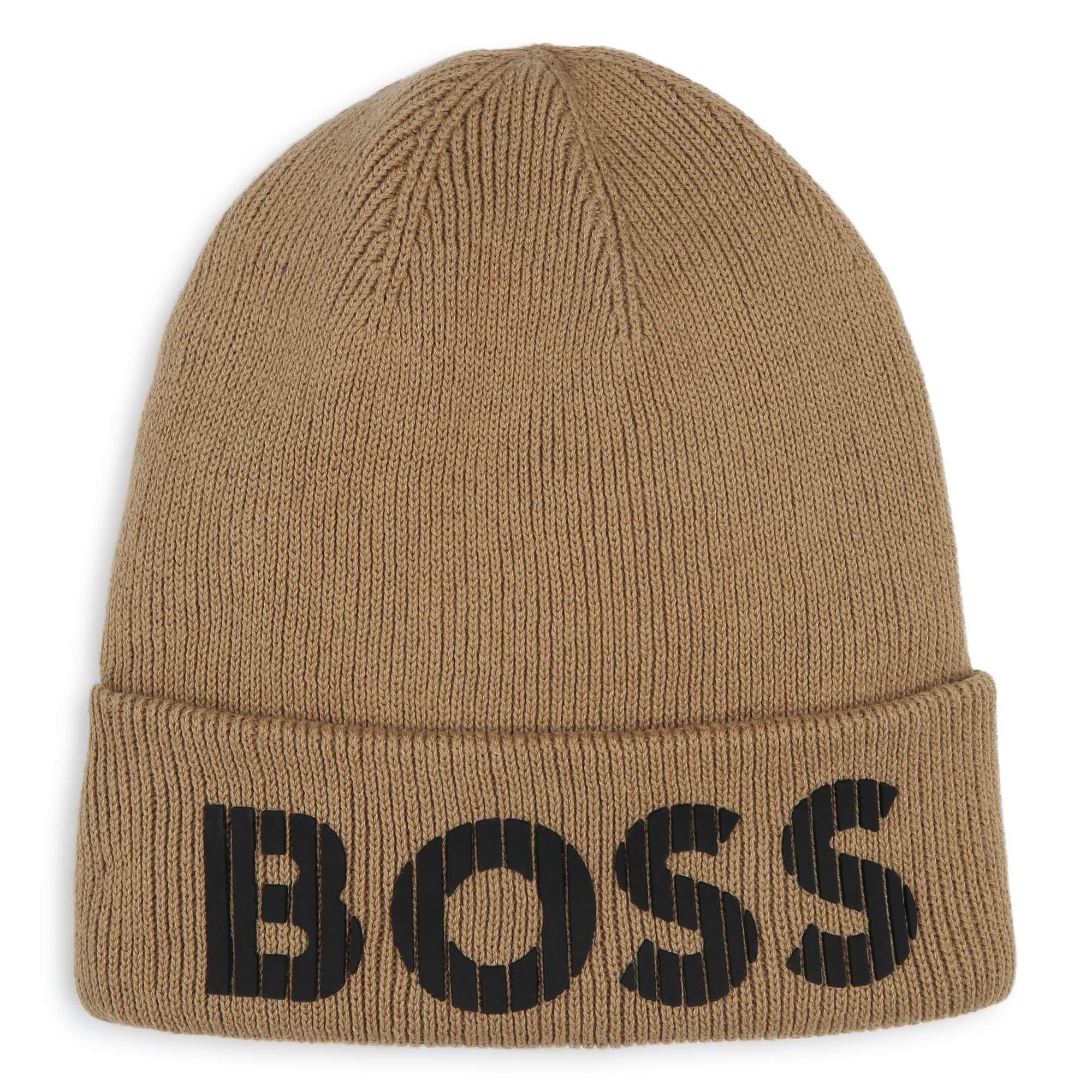 Boss Boys Kids' Ribbed Beanie - Cookie 269 - 4-5Y