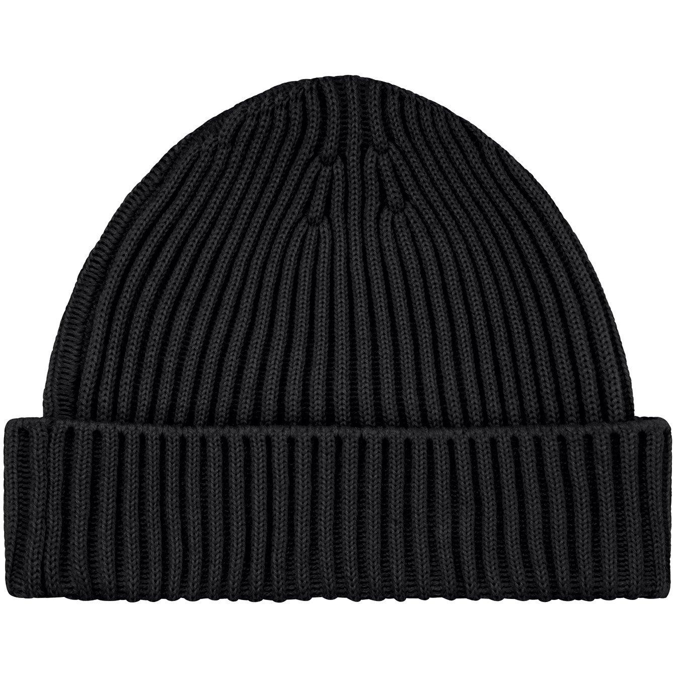Navy V0020 - Stone Island - Boys' Plain Wool Beanie - 2