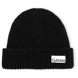 Ganni Rib Knit Beanie