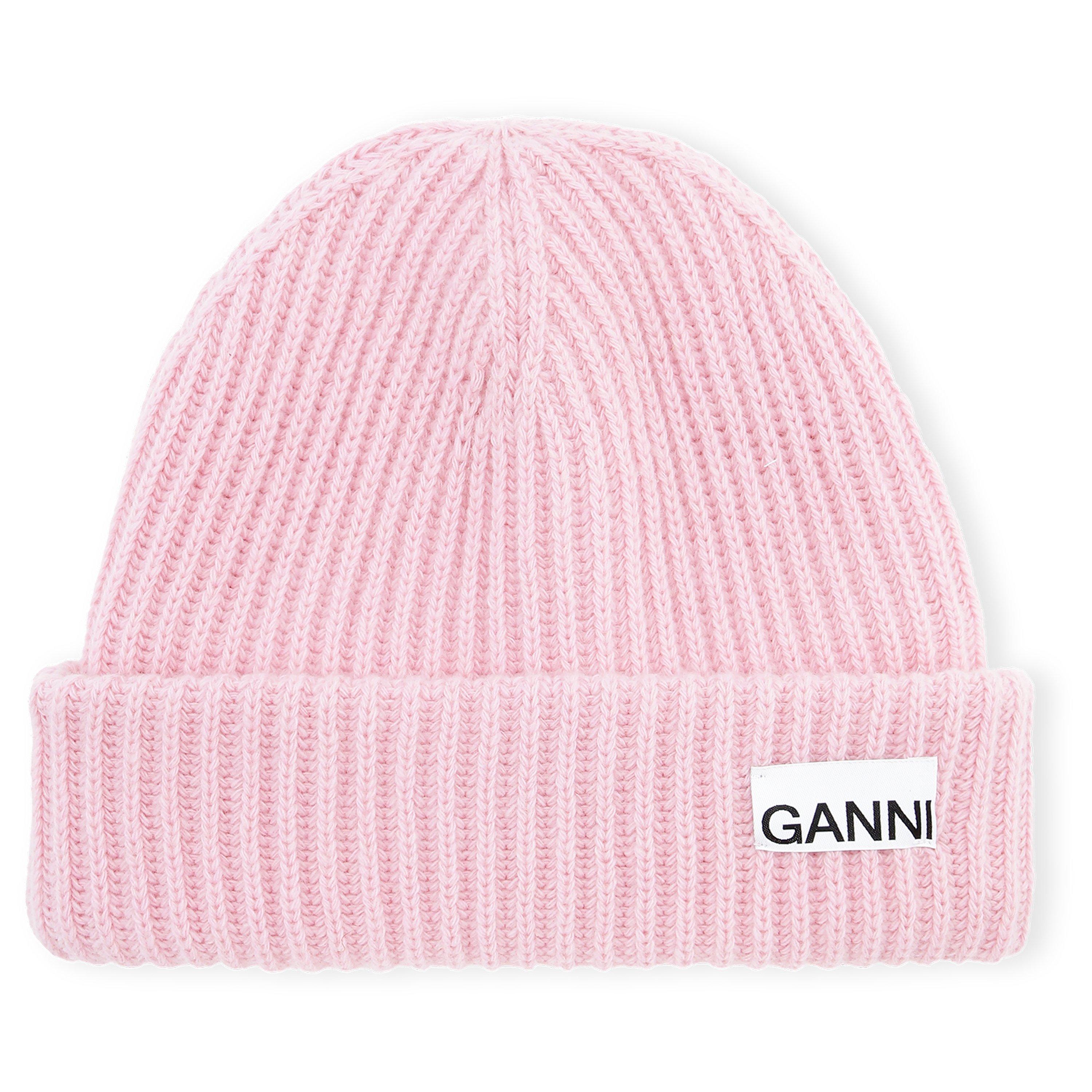 Lilac Sachet - Ganni - Rib Knit Beanie
