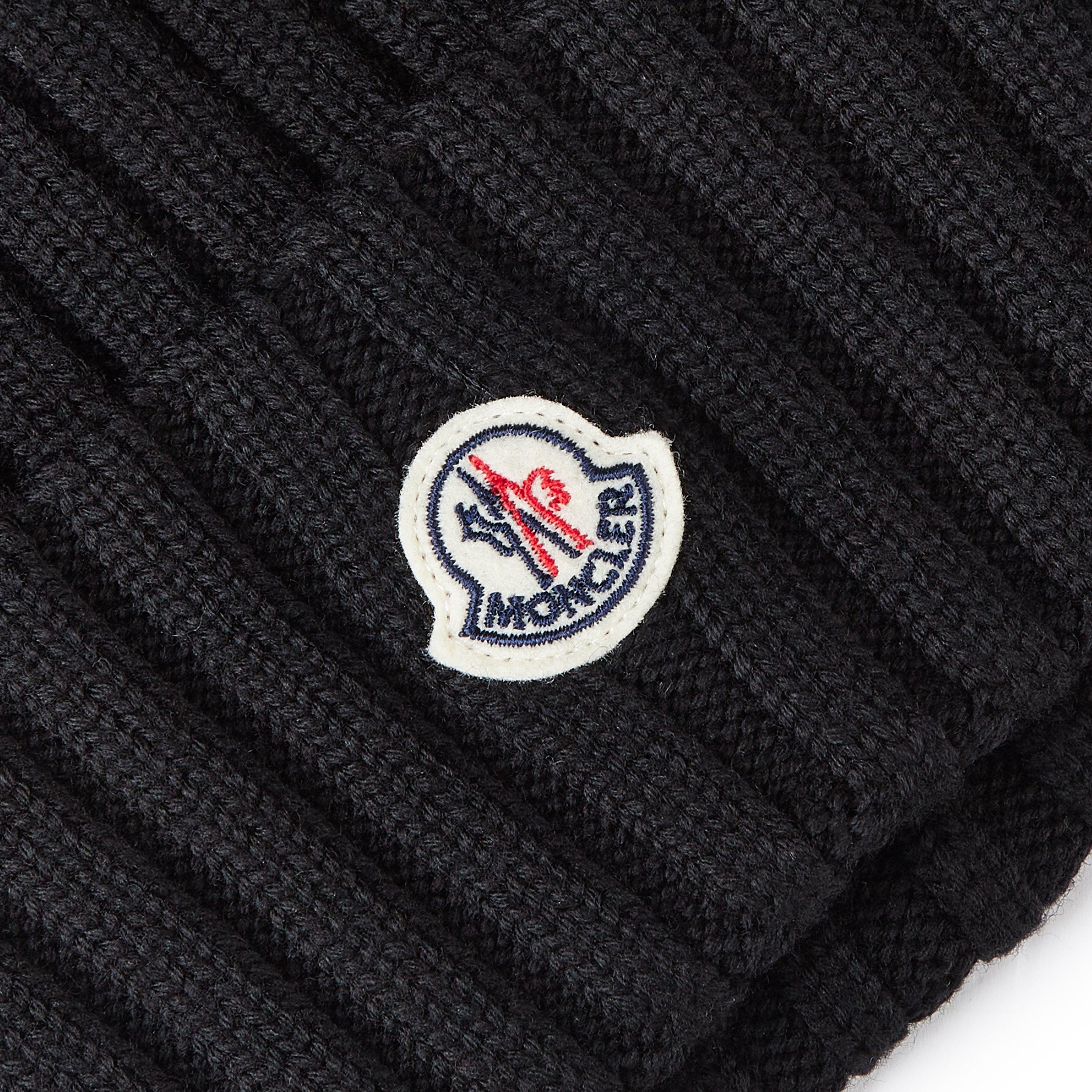Black 999 - Moncler - Logo Beanie - 4