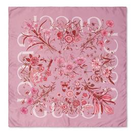 Gucci Floral Carre Scarf