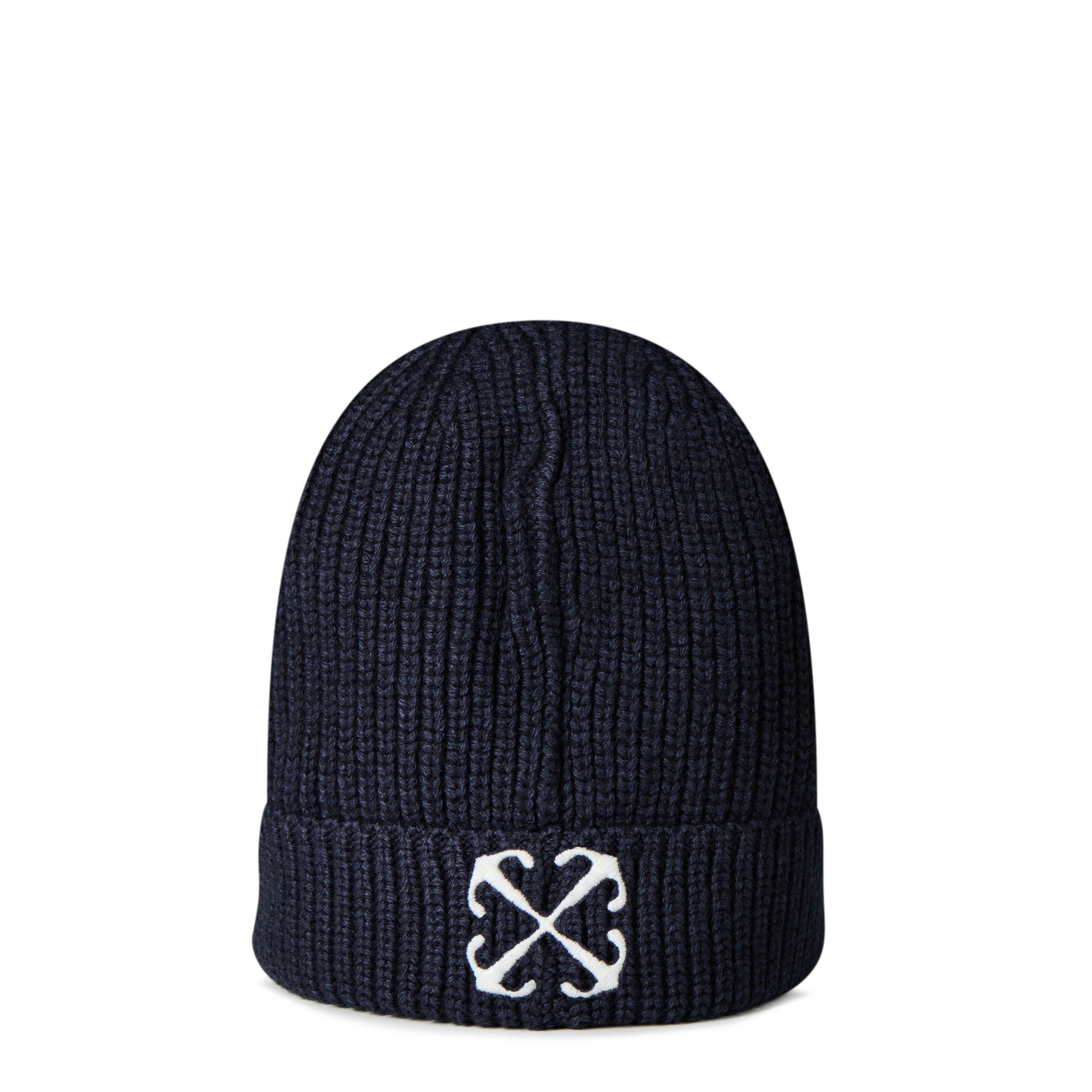 Navy 4603 - Off White - Unisex Arrow Kids Beanie - 1