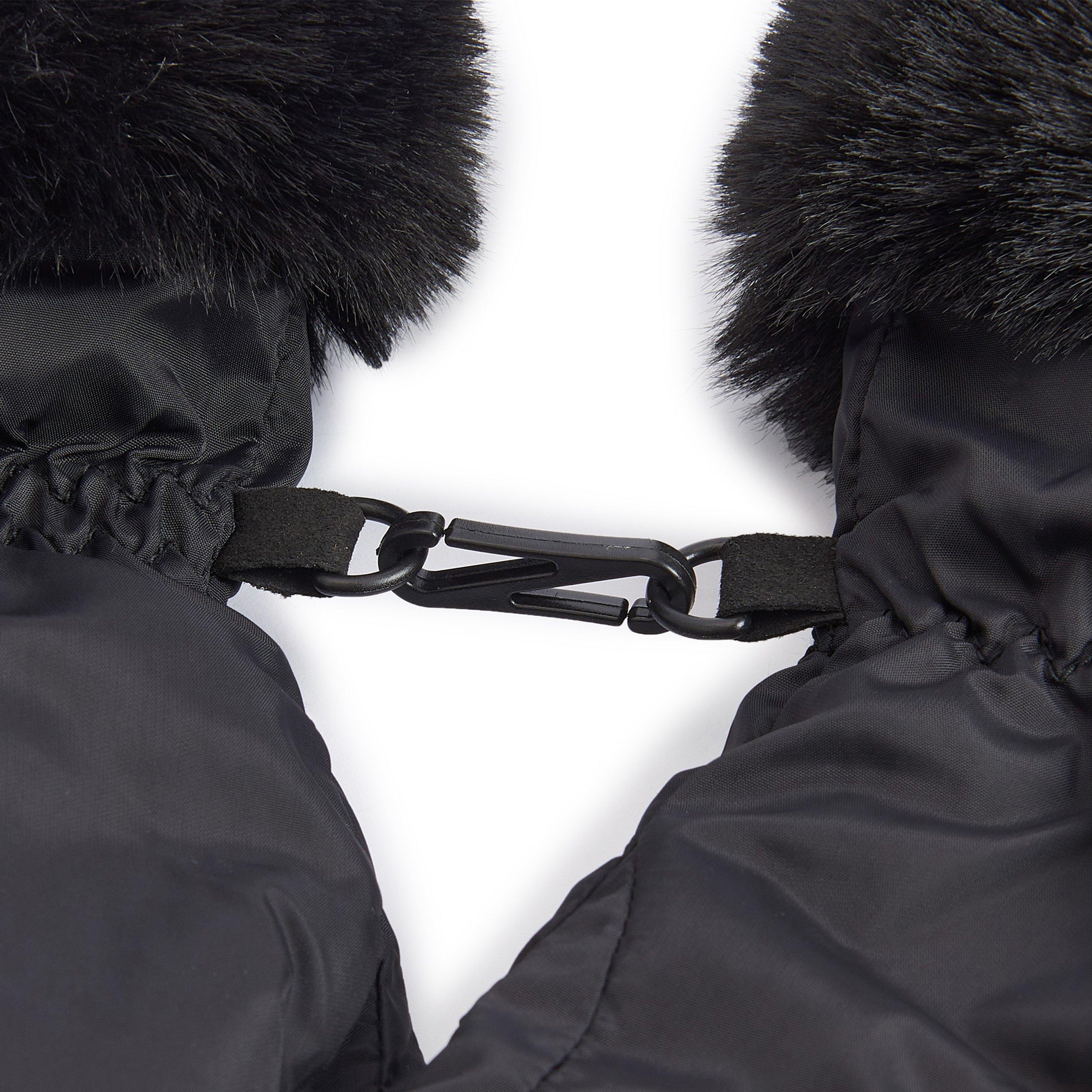 Black - Barbour - Primrose Waterproof Mittens - 4