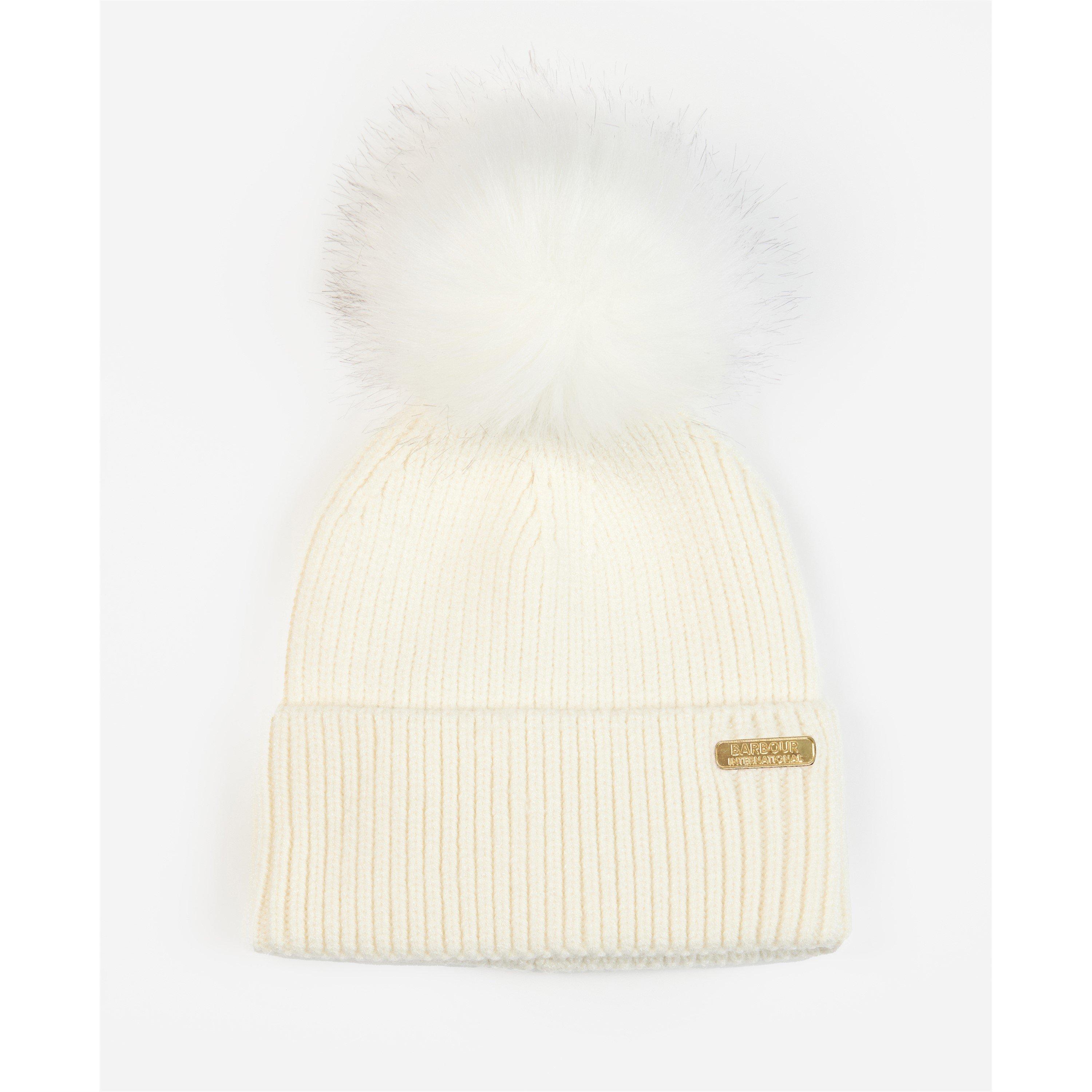 Optic White - Barbour International - Mallory Beanie & Scarf Gift Set - 3