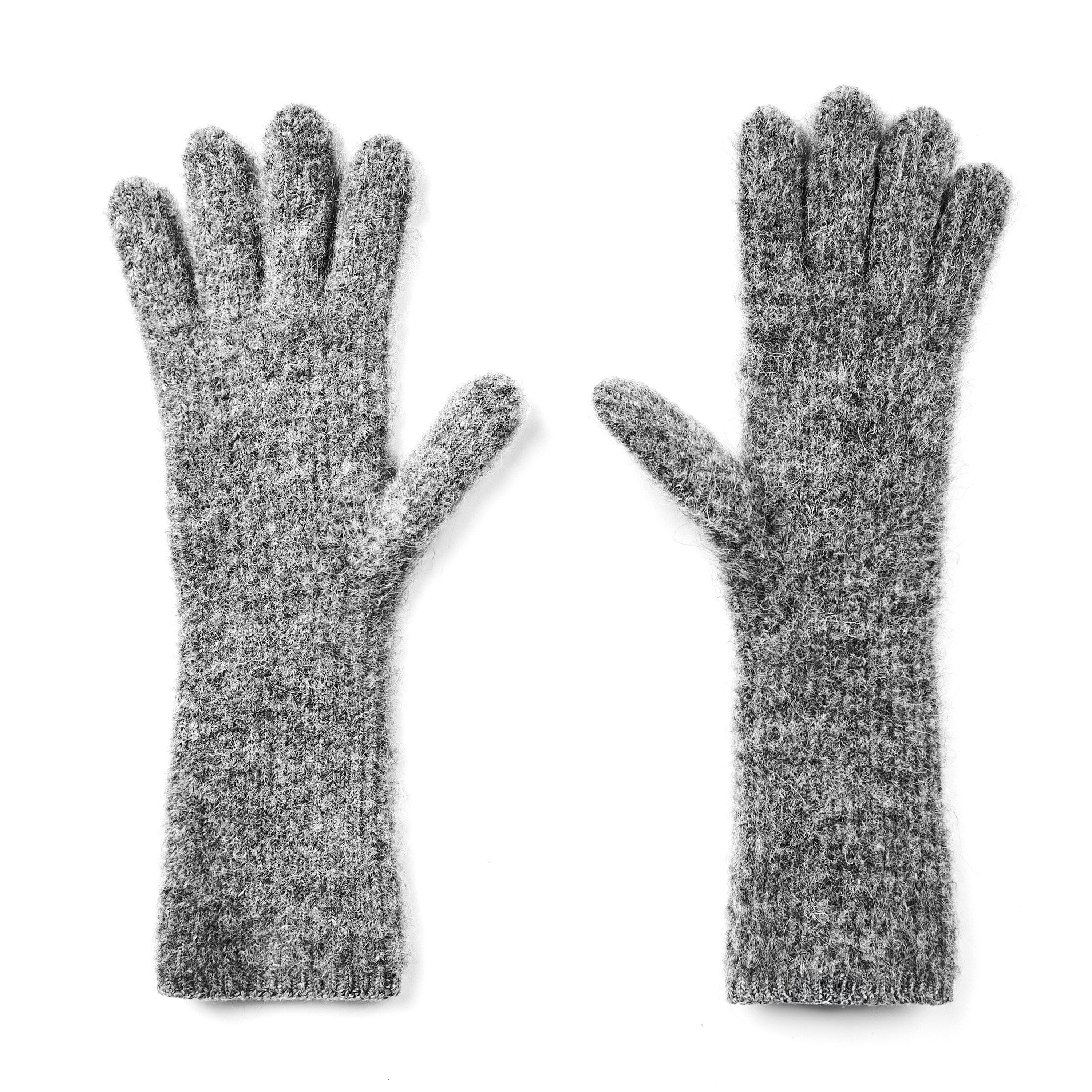 Dark Grey - Jacquemus - Women's Knitted Gloves - 2