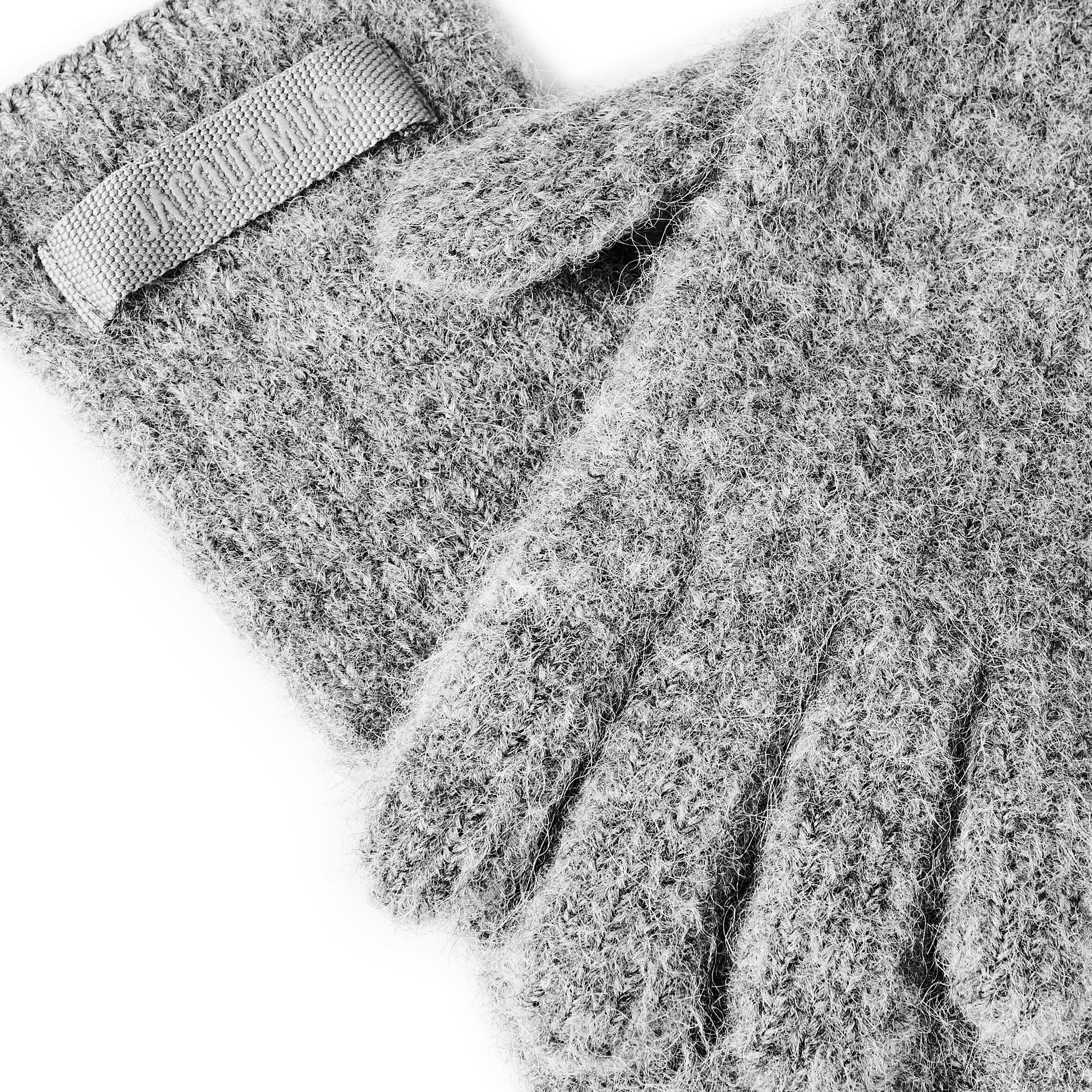 Dark Grey - Jacquemus - Women's Knitted Gloves - 3