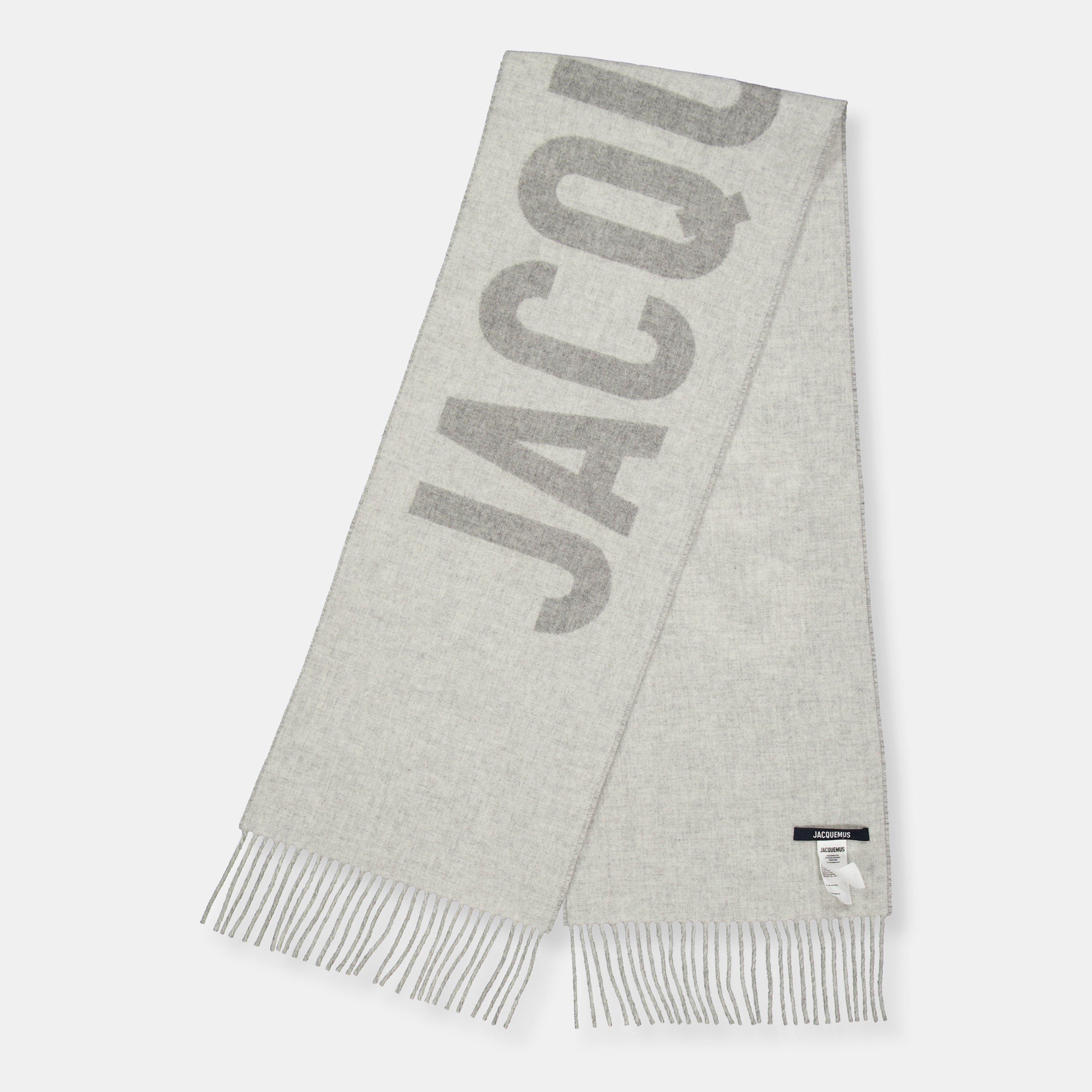 Jacquemus | L'Écharpe Fringe Logo Scarf | Knitted Scarves