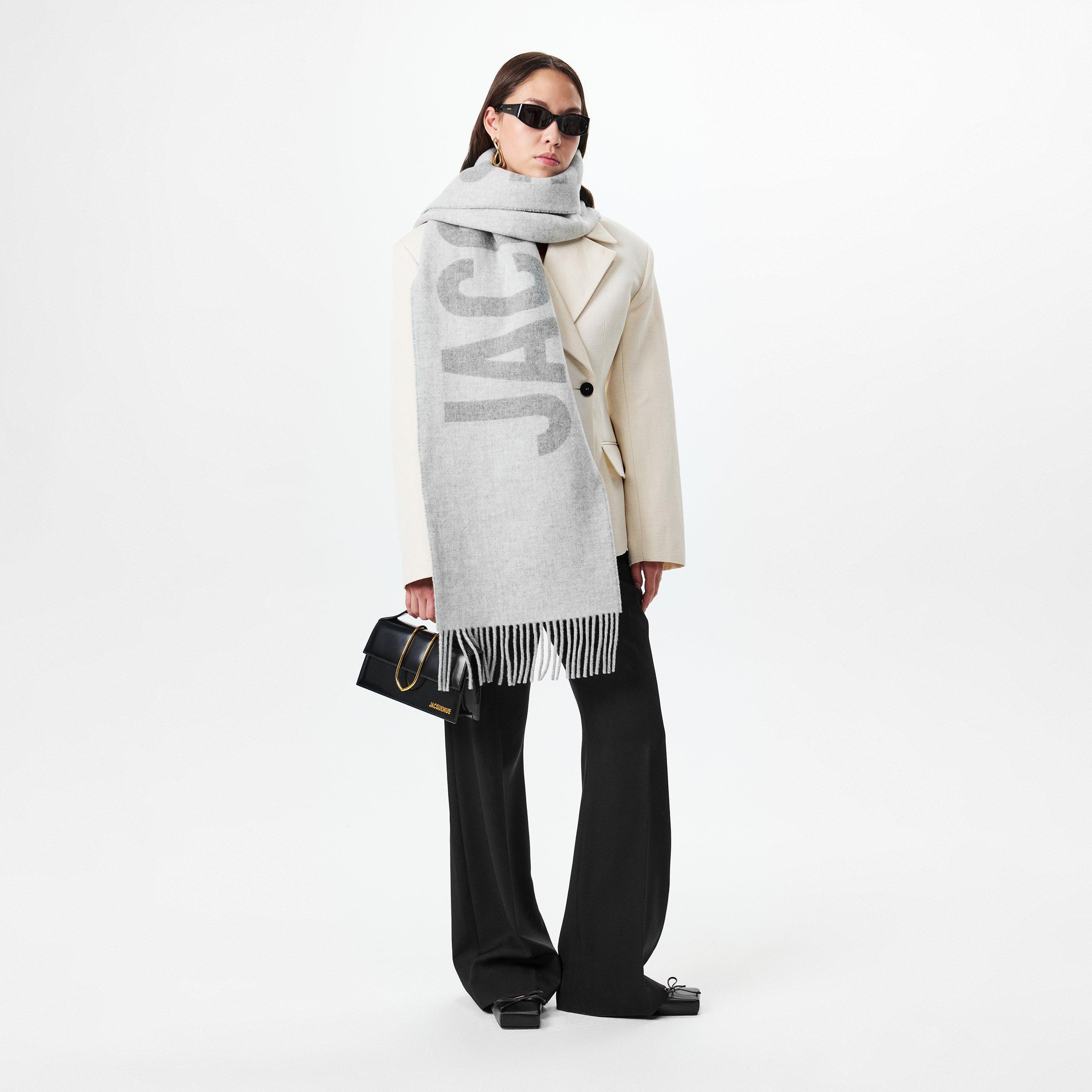 Jacquemus | L'Écharpe Fringe Logo Scarf | Knitted Scarves
