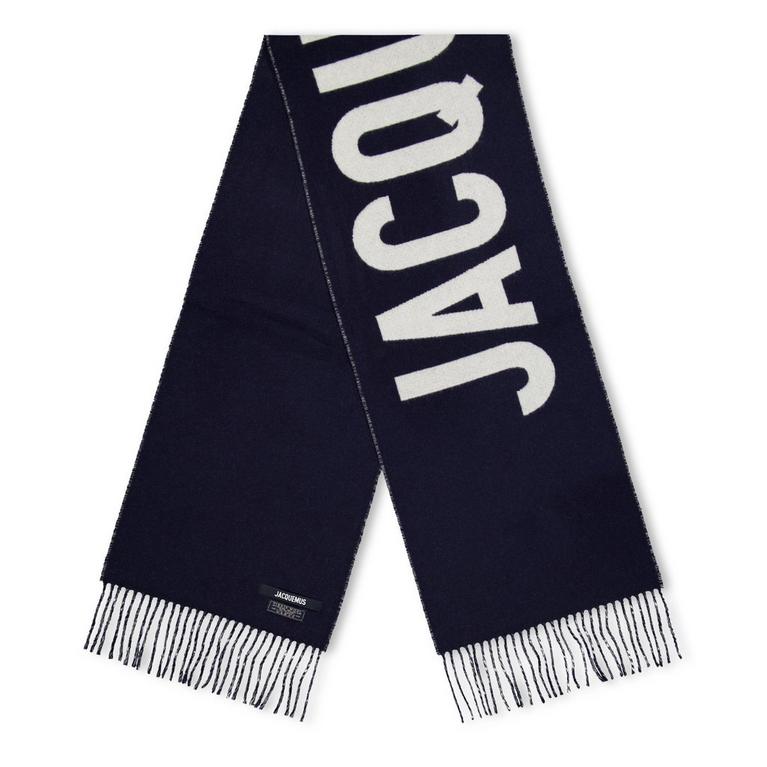 Jacquemus | L'Écharpe Fringe Logo Scarf | Knitted Scarves Jacquemus | L'Écharpe Fringe Logo Scarf | Knitted Scarves