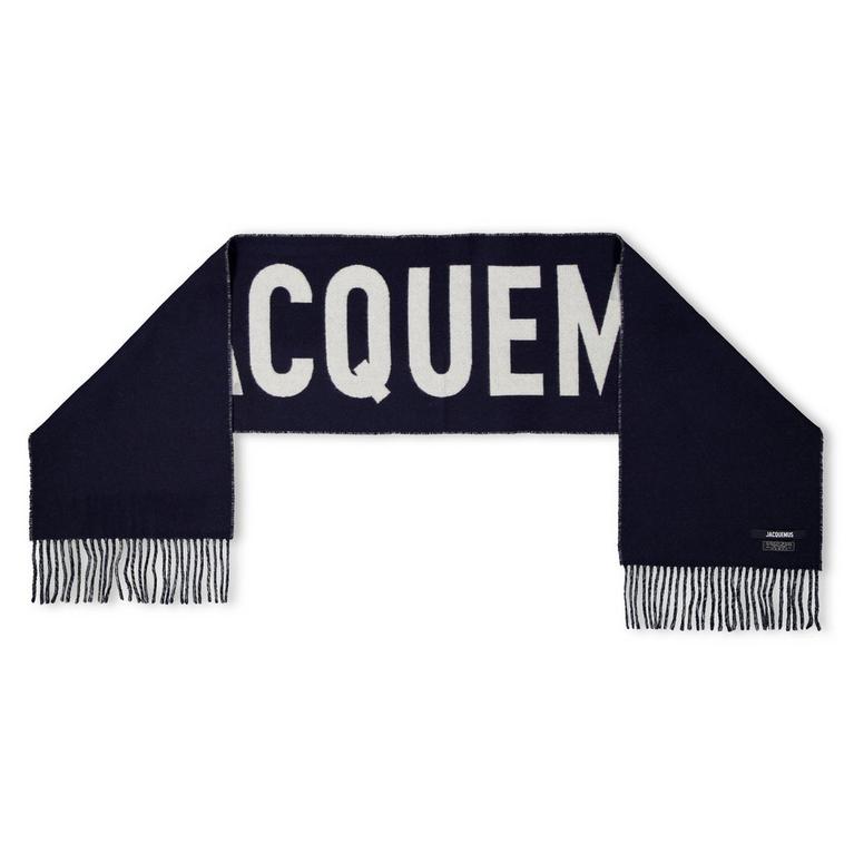 Jacquemus | L'Écharpe Fringe Logo Scarf | Knitted Scarves Jacquemus | L'Écharpe Fringe Logo Scarf | Knitted Scarves