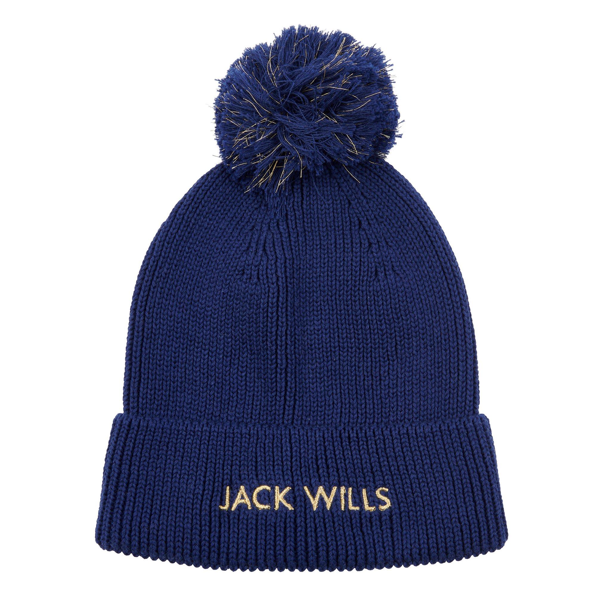 Azul Medieval - Jack Wills - Kids' JW Bobble Beanie - 1