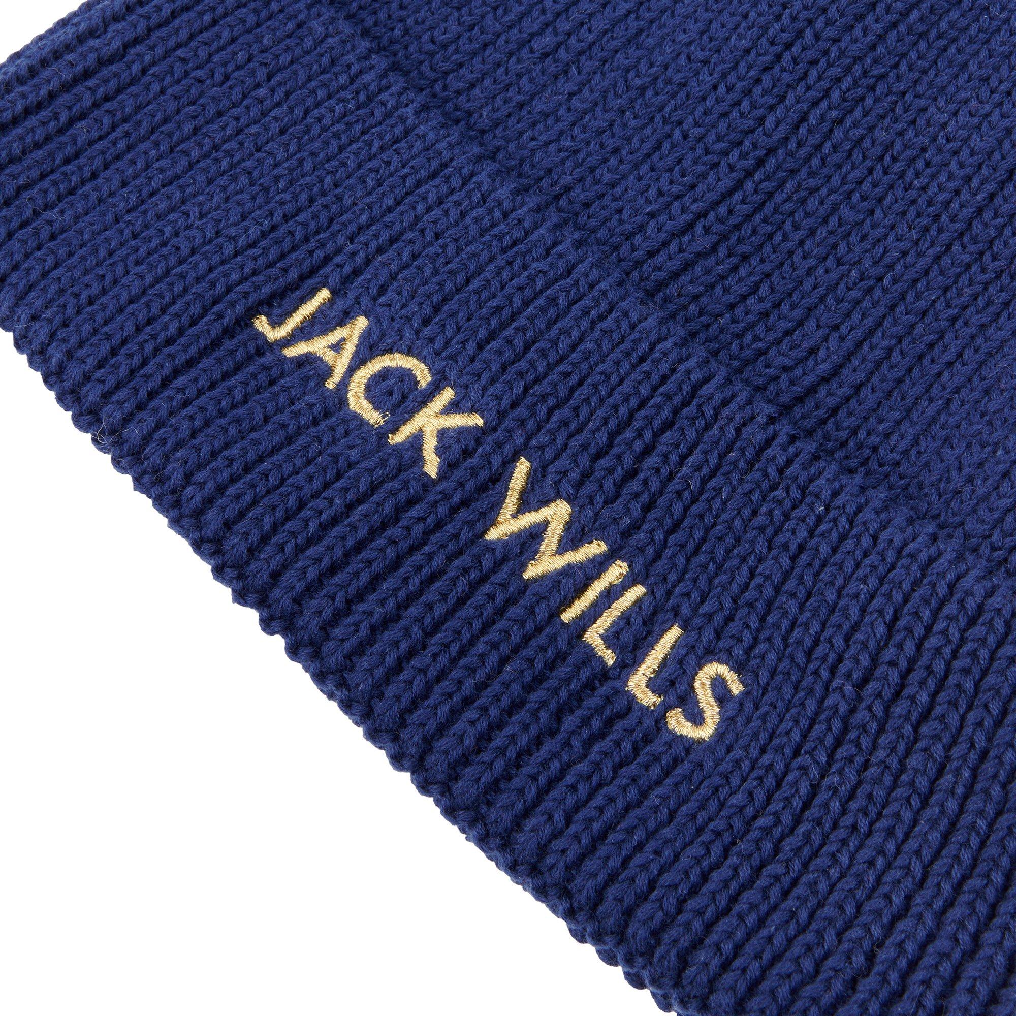 Azul Medieval - Jack Wills - Kids' JW Bobble Beanie - 3