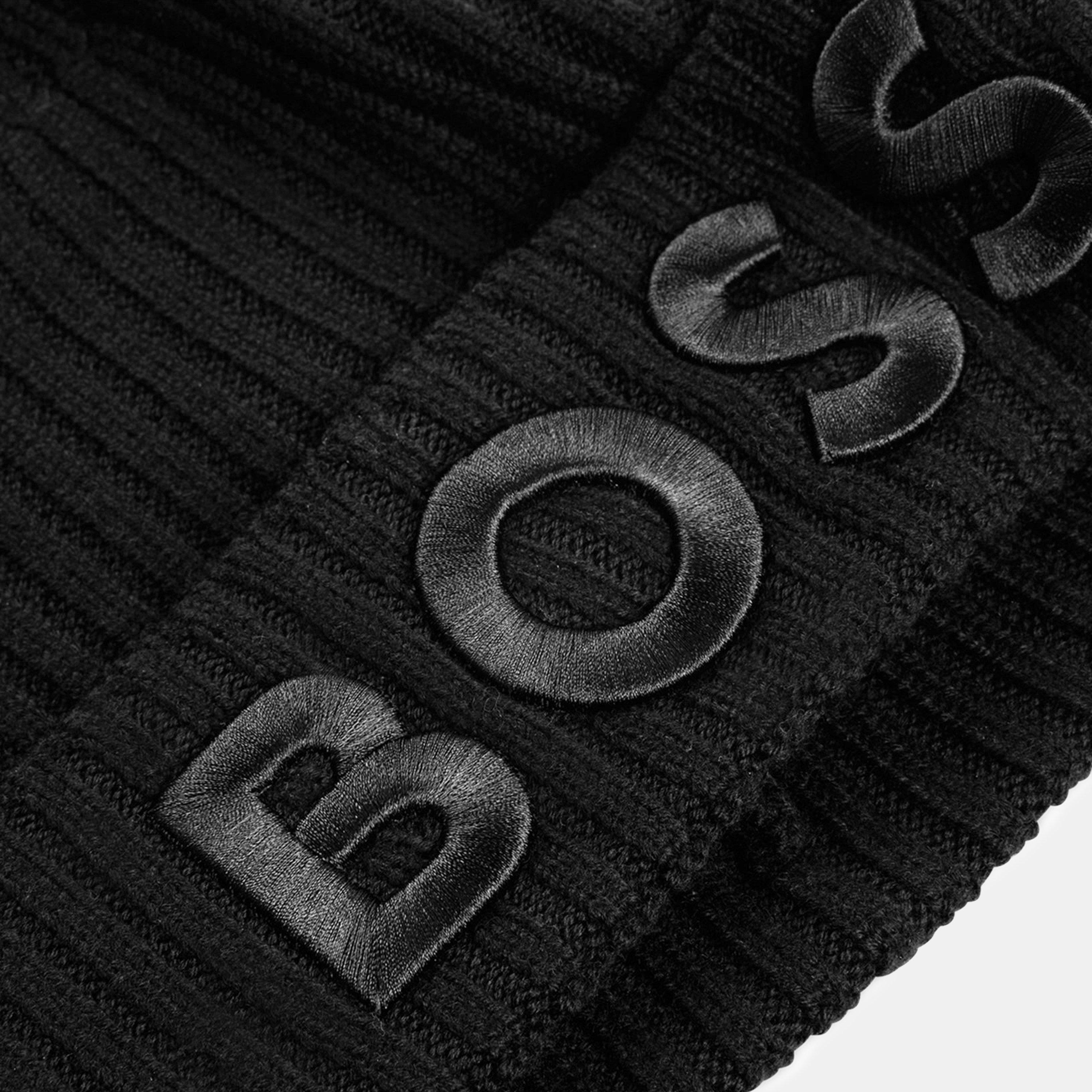 Black - Boss - Women's Logo Beanie - 5