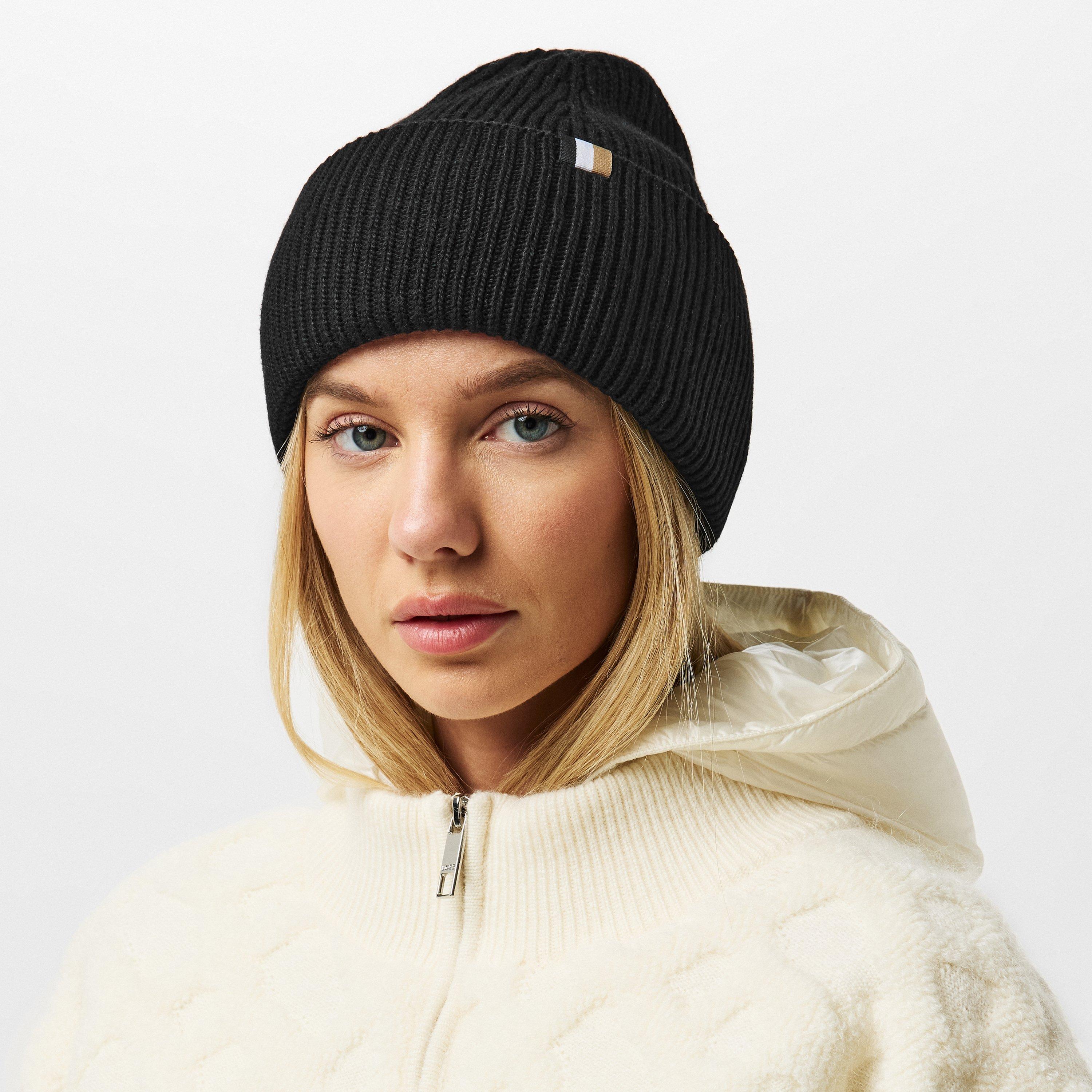 Black - Boss - Women's Laura Snug and Cozy Beanie - 3
