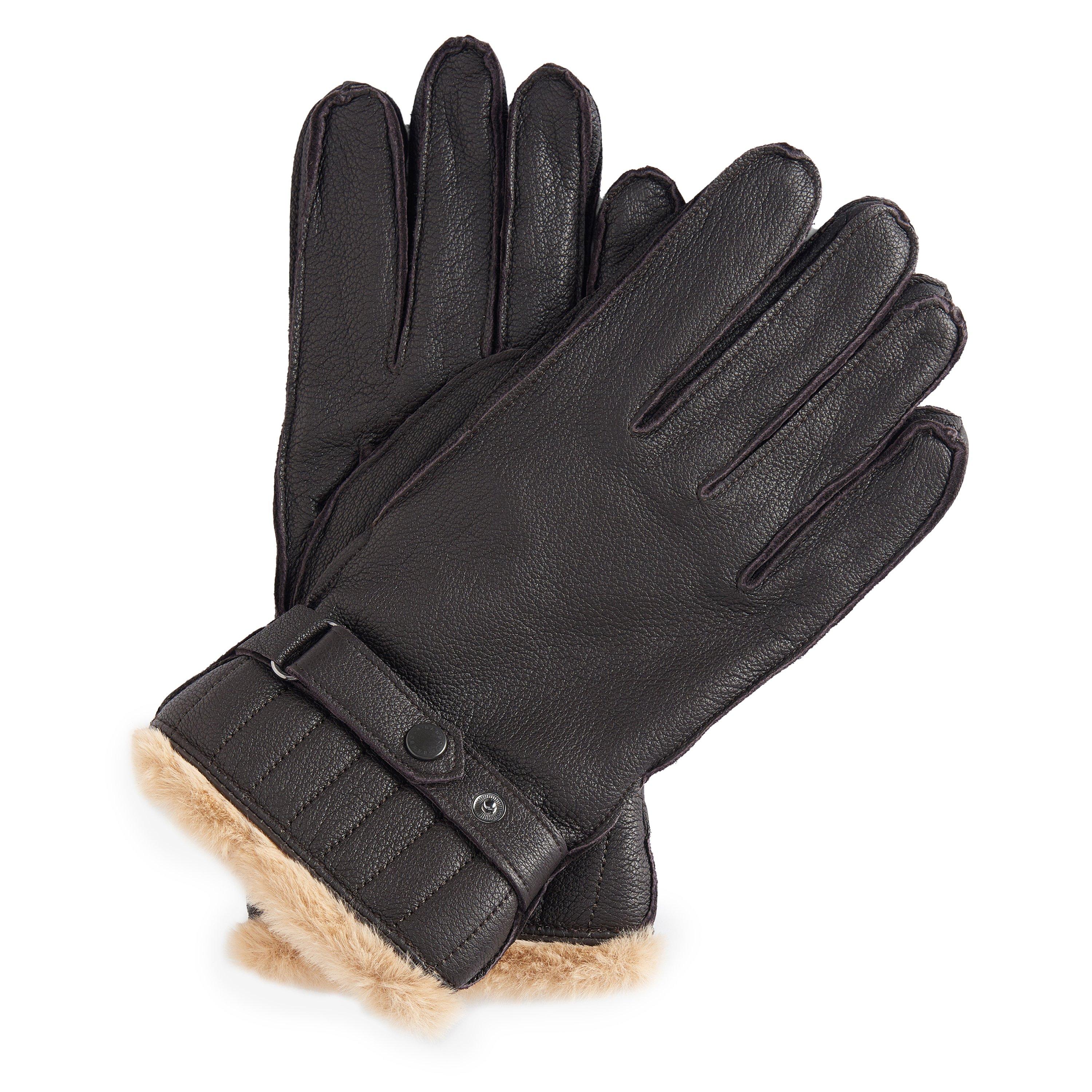 Barbour Leather Gloves Mens Barbour Gloves Men's Barbour Burnished