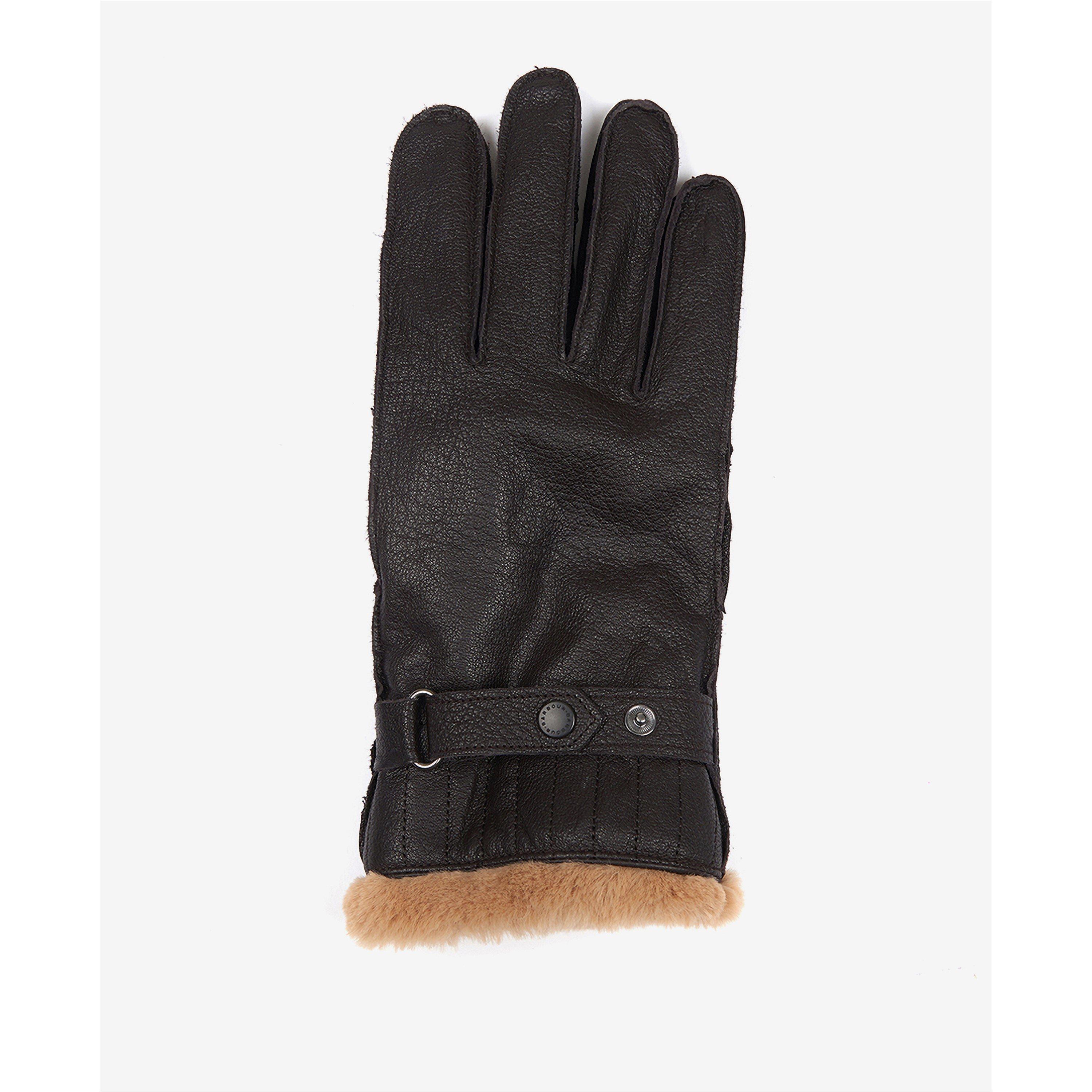 Brown BR11 - Barbour - Leather Utility Gloves - 3