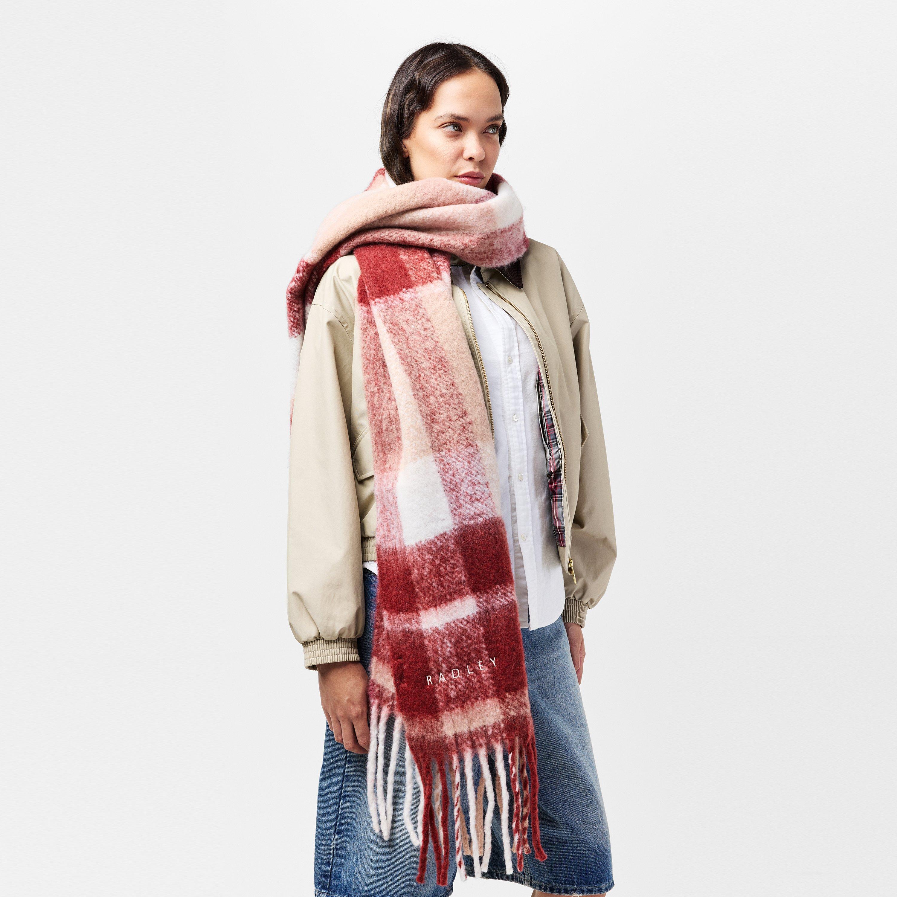 KRENBEERE - Radley - Knitted Check Scarf - 3