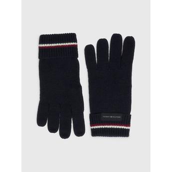 Tommy Hilfiger Signature Logo Rib Knit Gloves