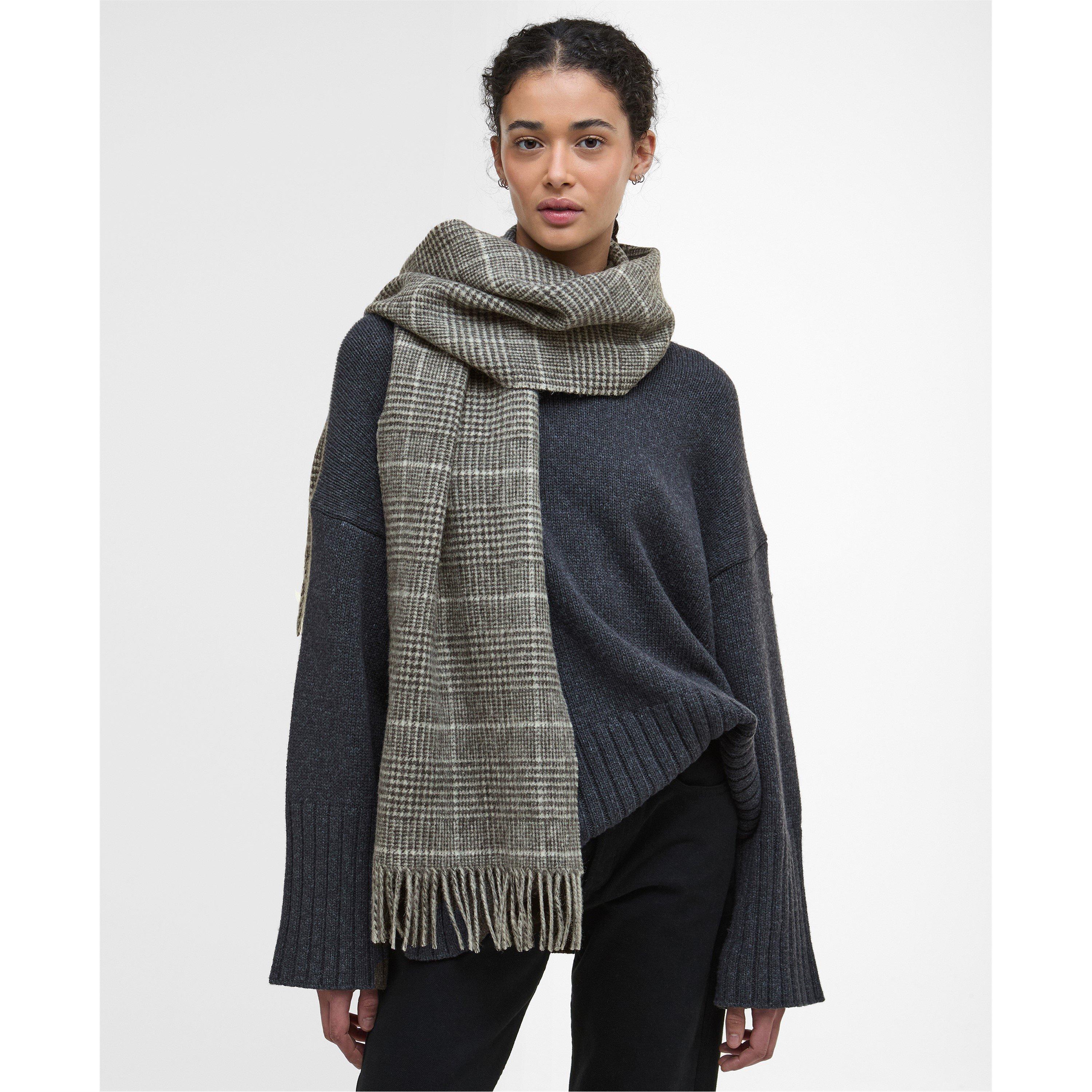 Monochrome - Barbour - Noelle Reversible Check Scarf - 2