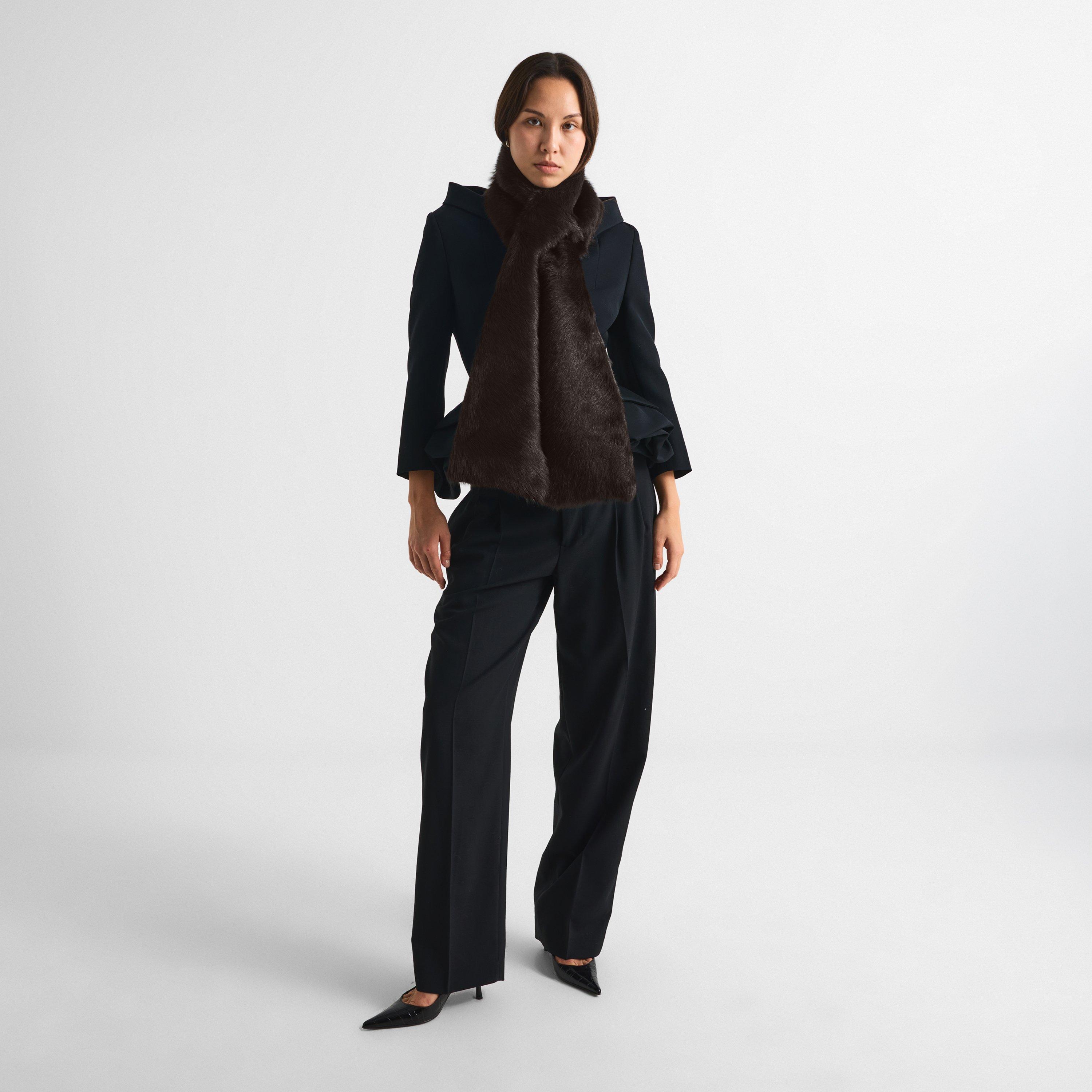 Dark Brown - Magda Butrym - Magda Scarf 29 Ld64 - 4