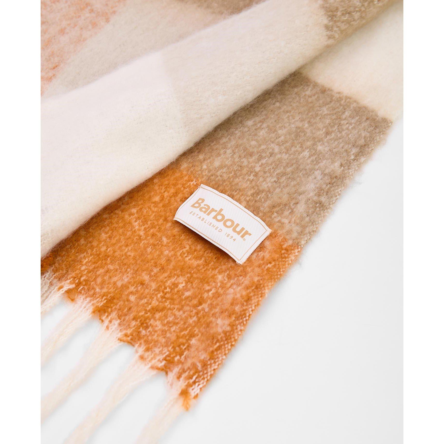 Mustard Check - Barbour - Marie Scarf - 3