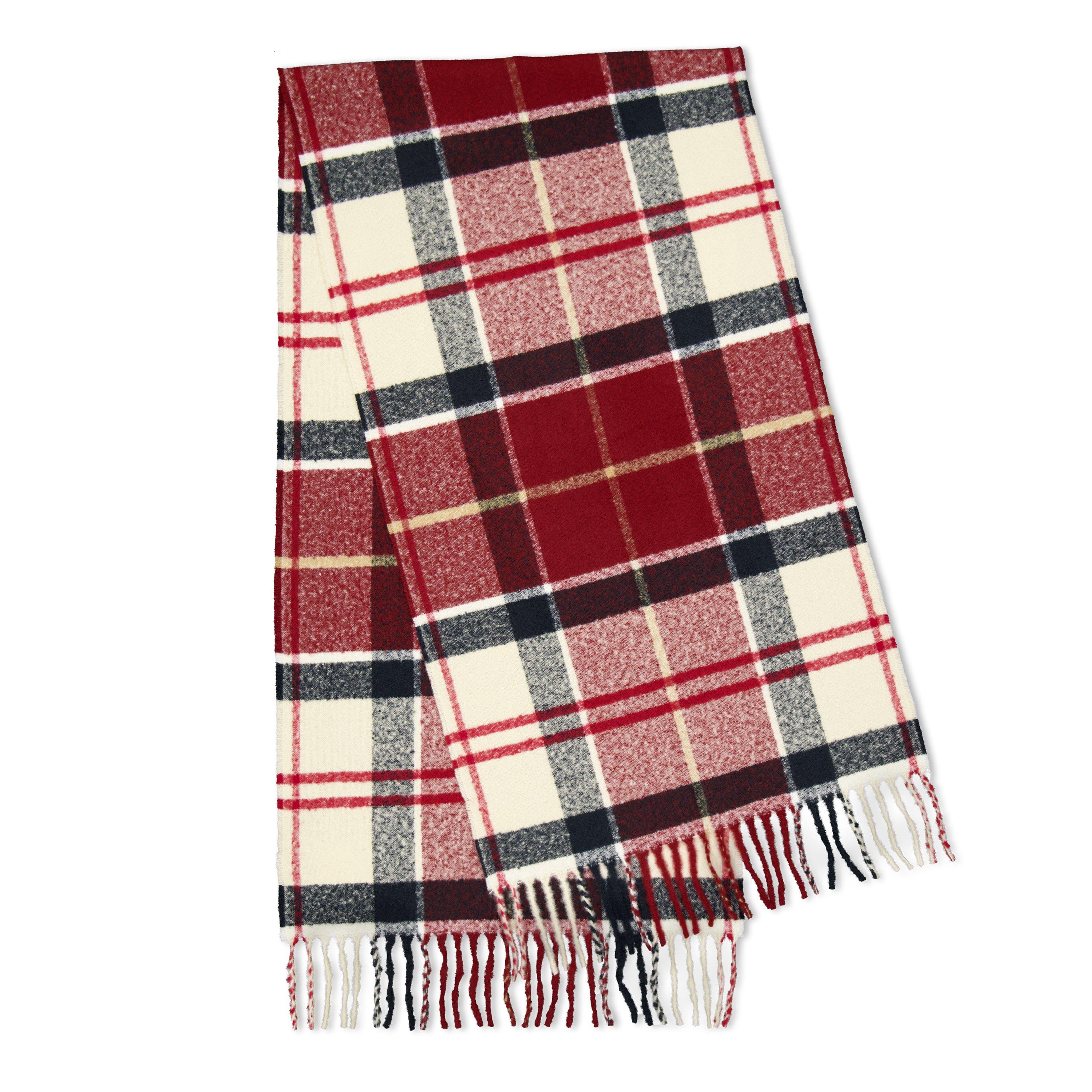 Barbour Women's Light Deanna Tartan Scarf In Cardinal Tartan - Image 3