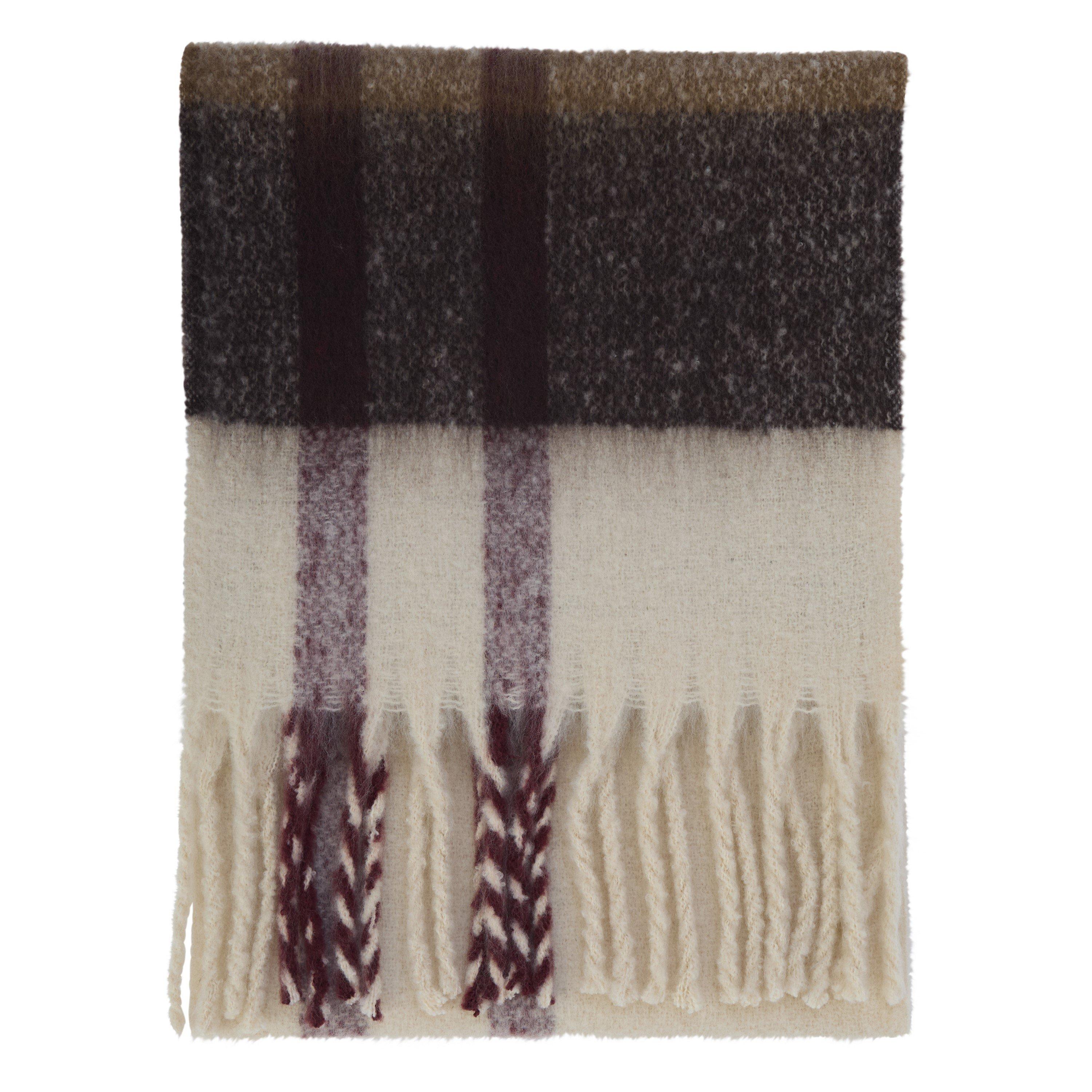 Ecru M Tartan - Barbour - Isla Scarf - 4