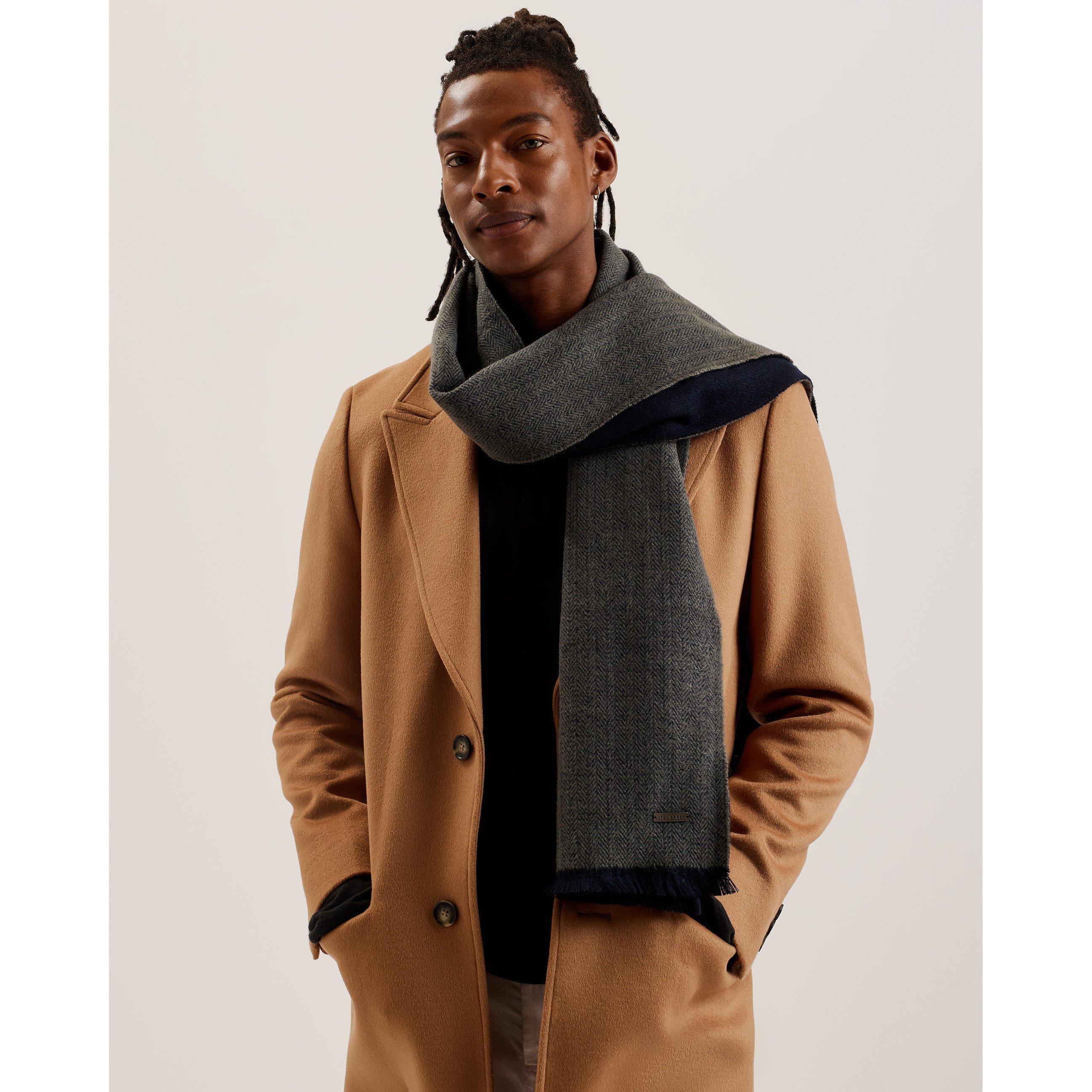 Navy - Ted Baker - Ted Herringbone Scar Sn64 - 2