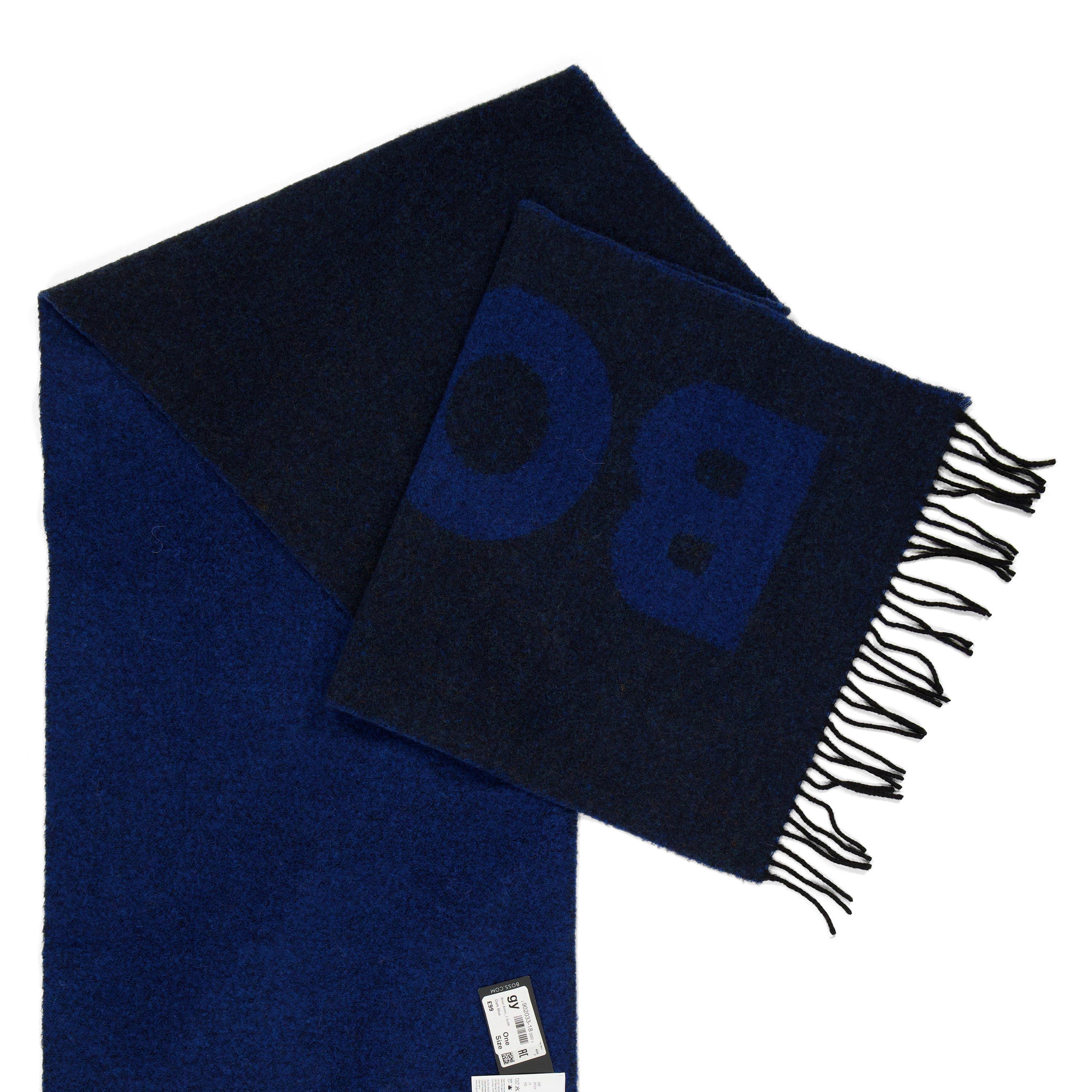 Dark Blue - Boss - Armin 1 10242494 01 Midweight Scarve Mens - 2