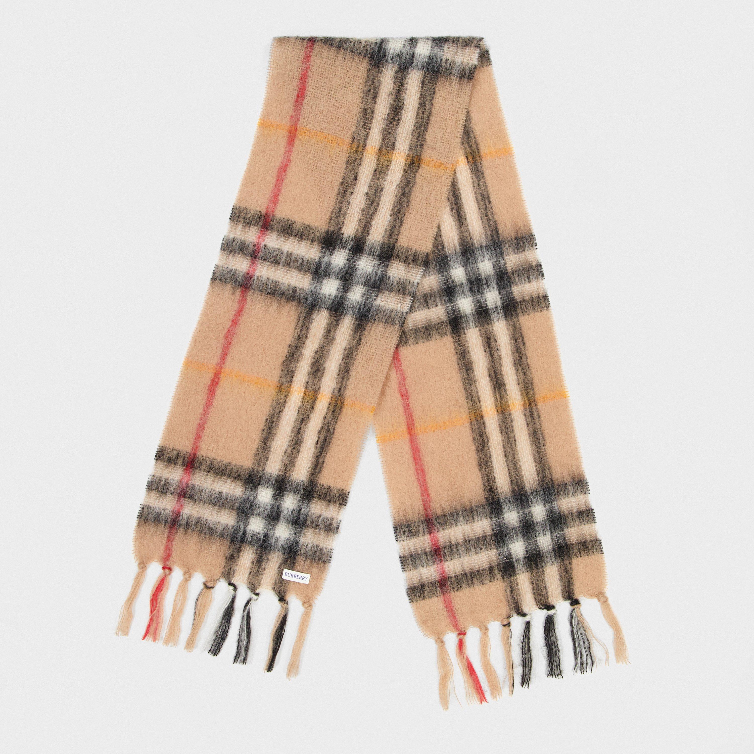 Sand - Burberry - Women's Giant Mohair Midweight Scarf - 1