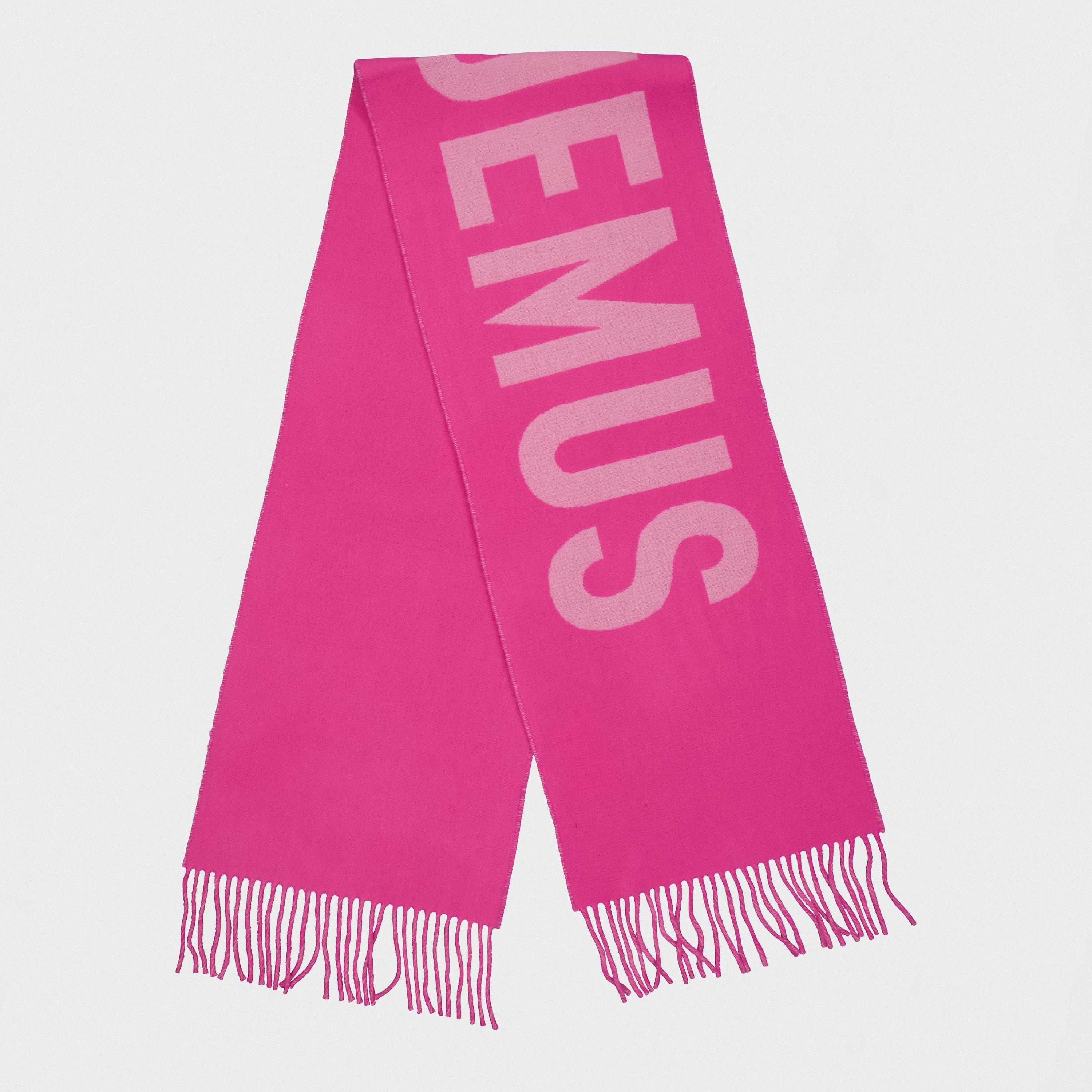 Jacquemus Women's Jacquard Wool L'Écharpe Scarf - Pink