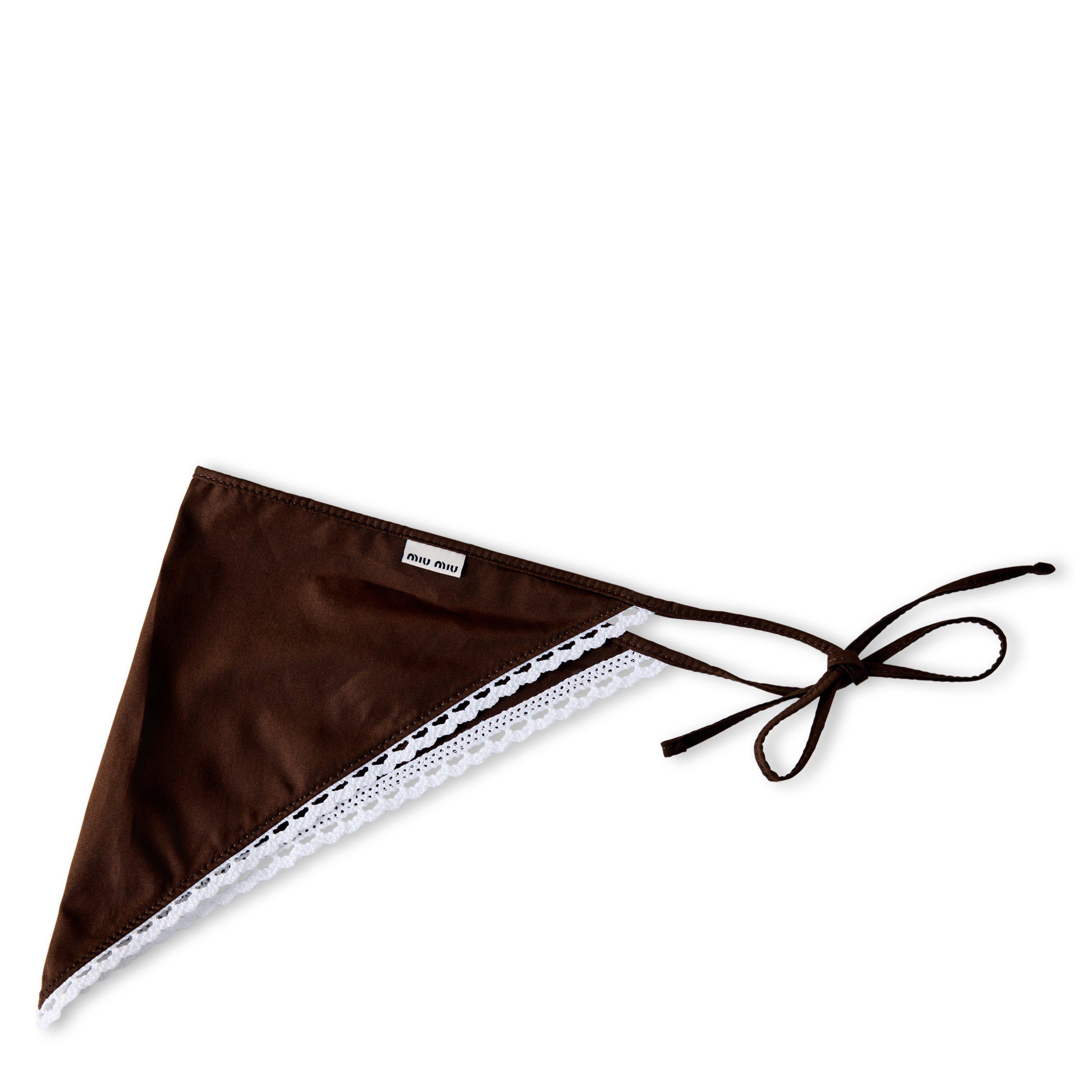 Ebano/Bianco - Miu Miu - Women's Bandana - 1