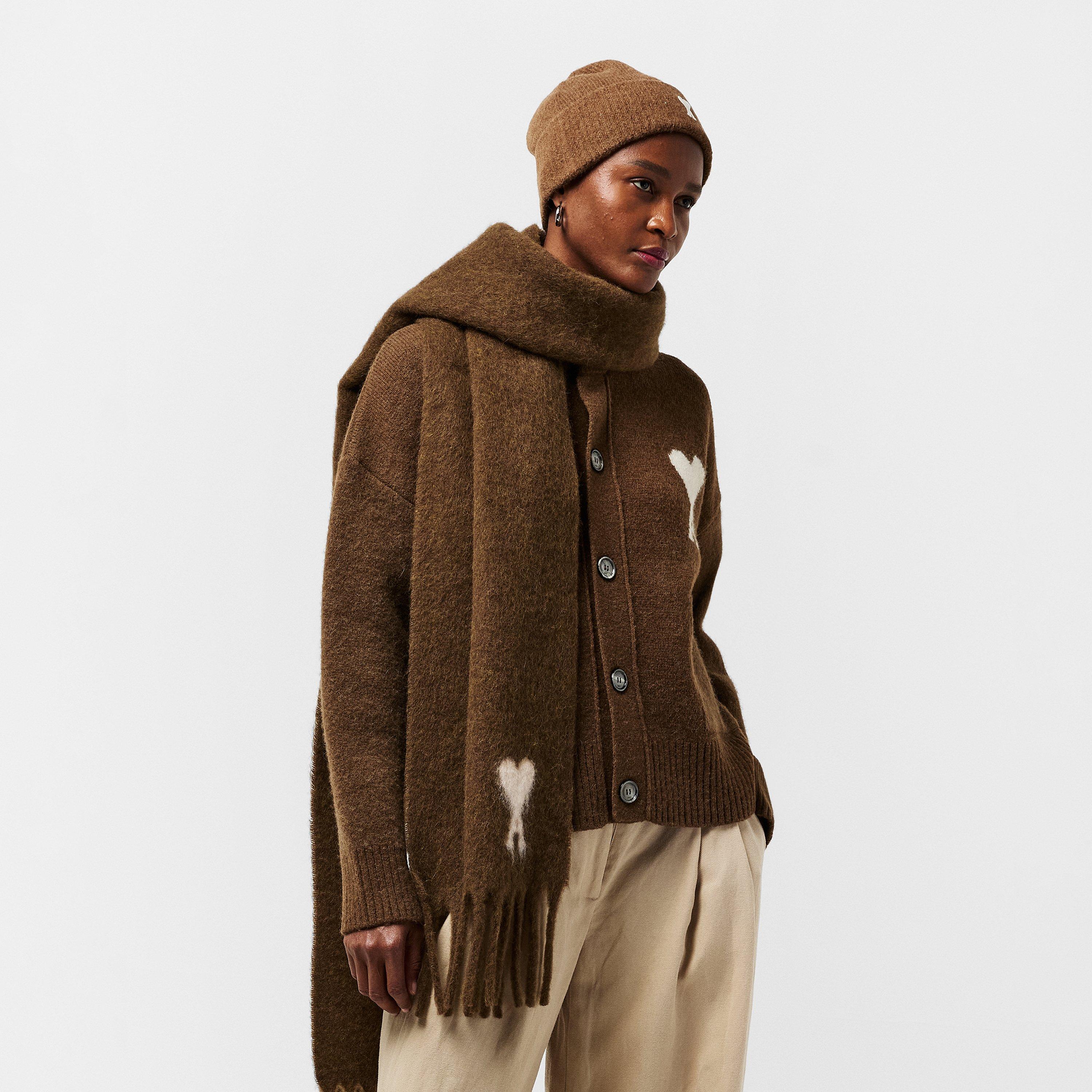 Noisette - Ami Paris - Women's ADC Oversized Midweight Scarf - 3