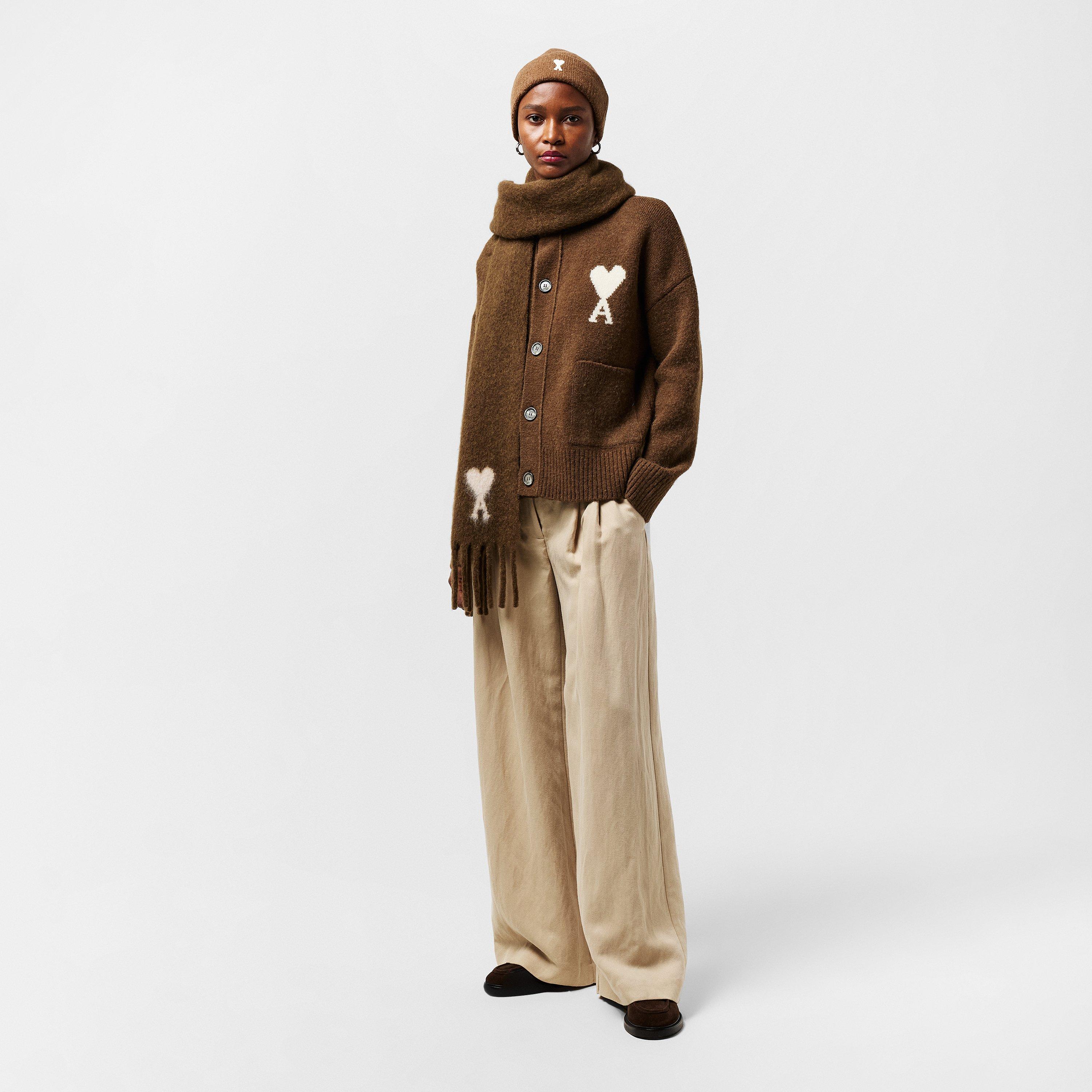 Noisette - Ami Paris - Women's ADC Oversized Midweight Scarf - 4