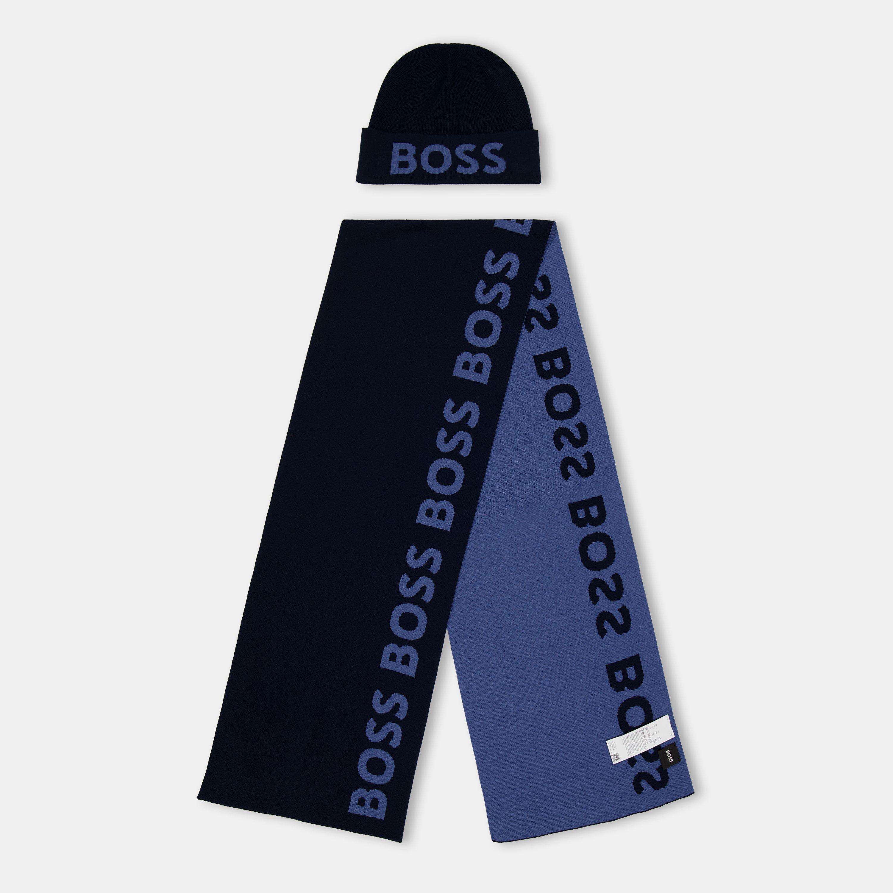 Dark Blue - Boss - Men's Paradiso Midweight Scarves - 1