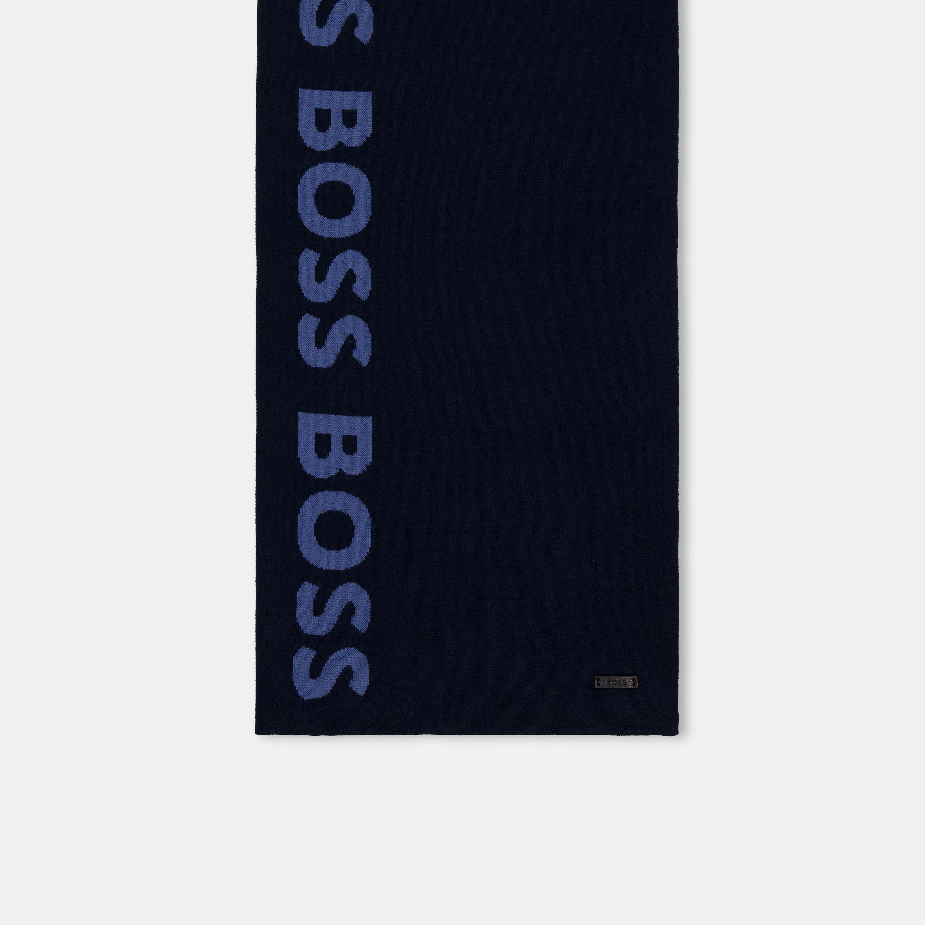 Dark Blue - Boss - Men's Paradiso Midweight Scarves - 3