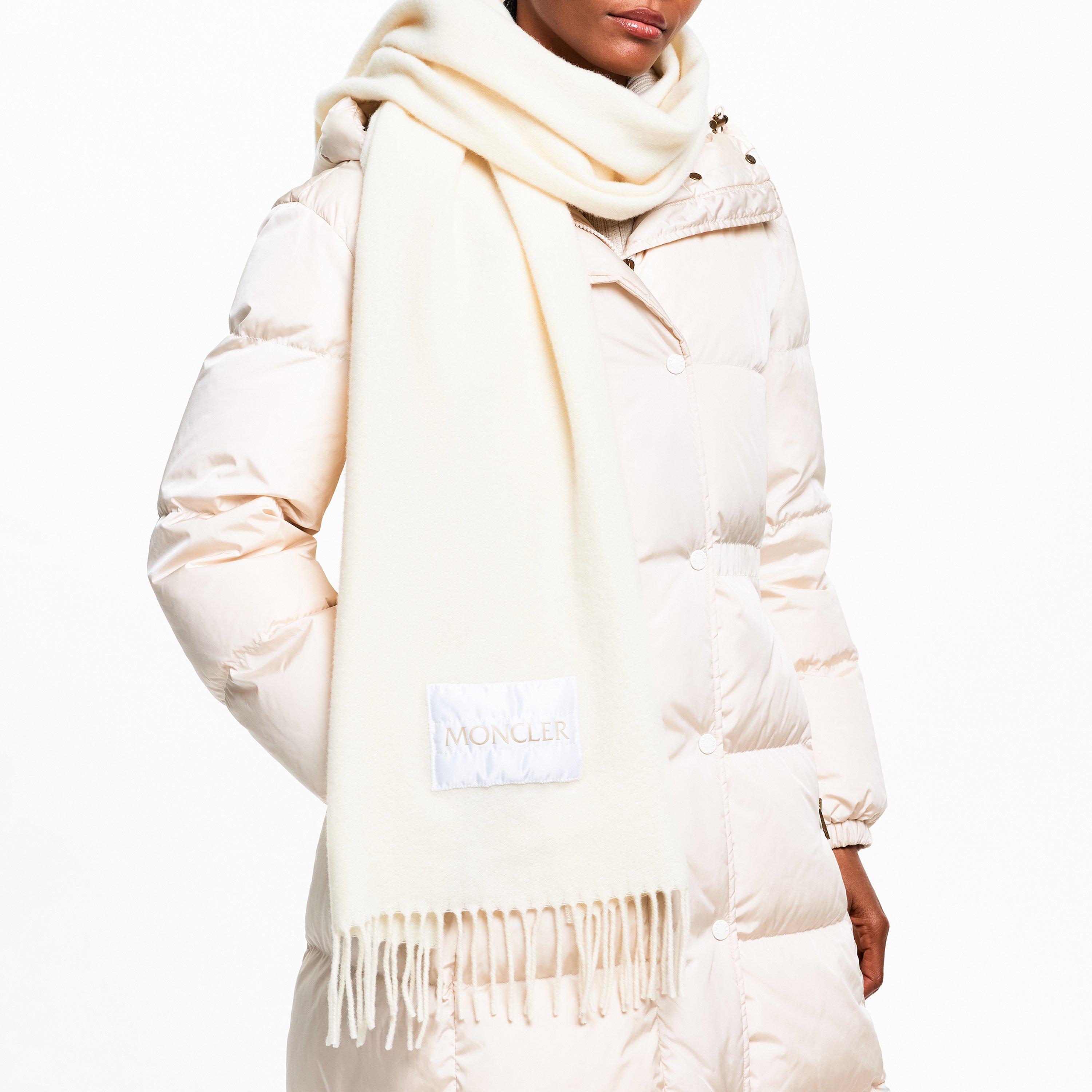Cream 034 - Moncler - Women's Lightweight Scarf - 2